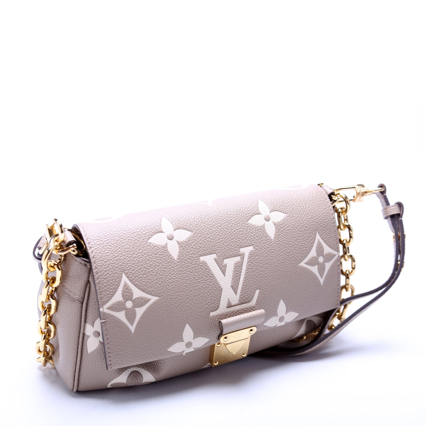 Louis Vuitton Favorite NM Bicolor Empreinte Turtledove