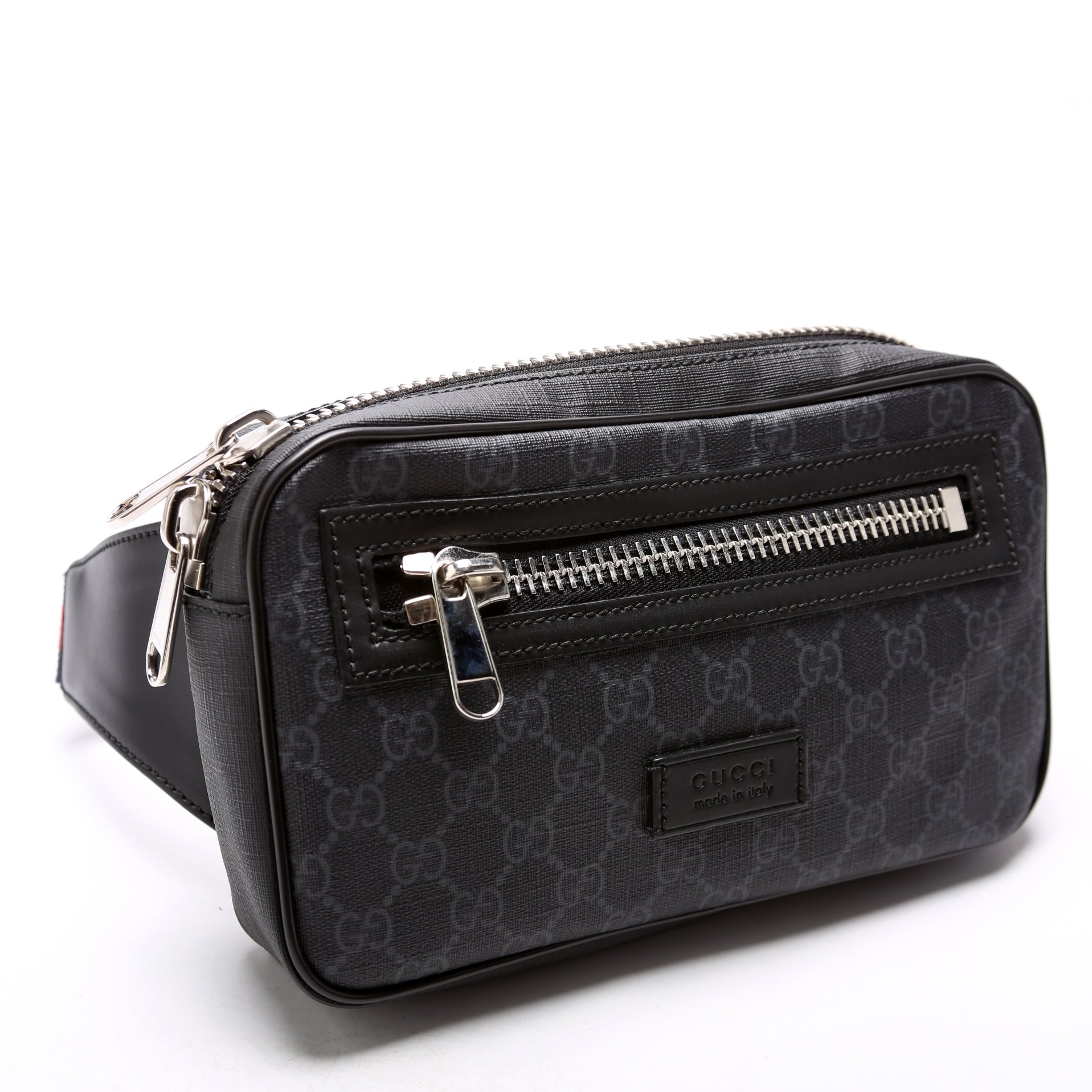 Gucci 474293 Soft GG Supreme Belt Black Bag