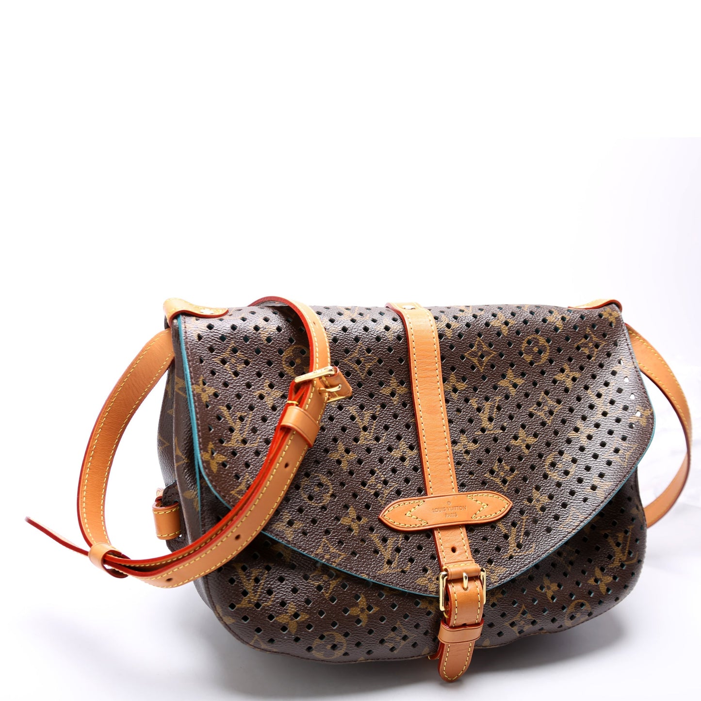 Louis Vuitton SC Flore Saumur Monogram Teal