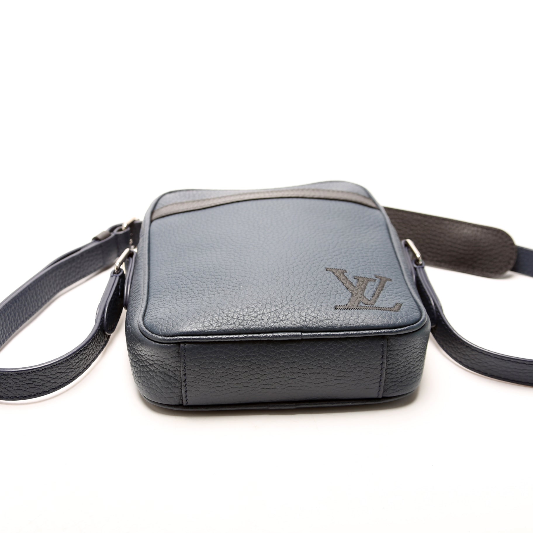 Louis Vuitton Danube Slim Taurillon Leather Blue