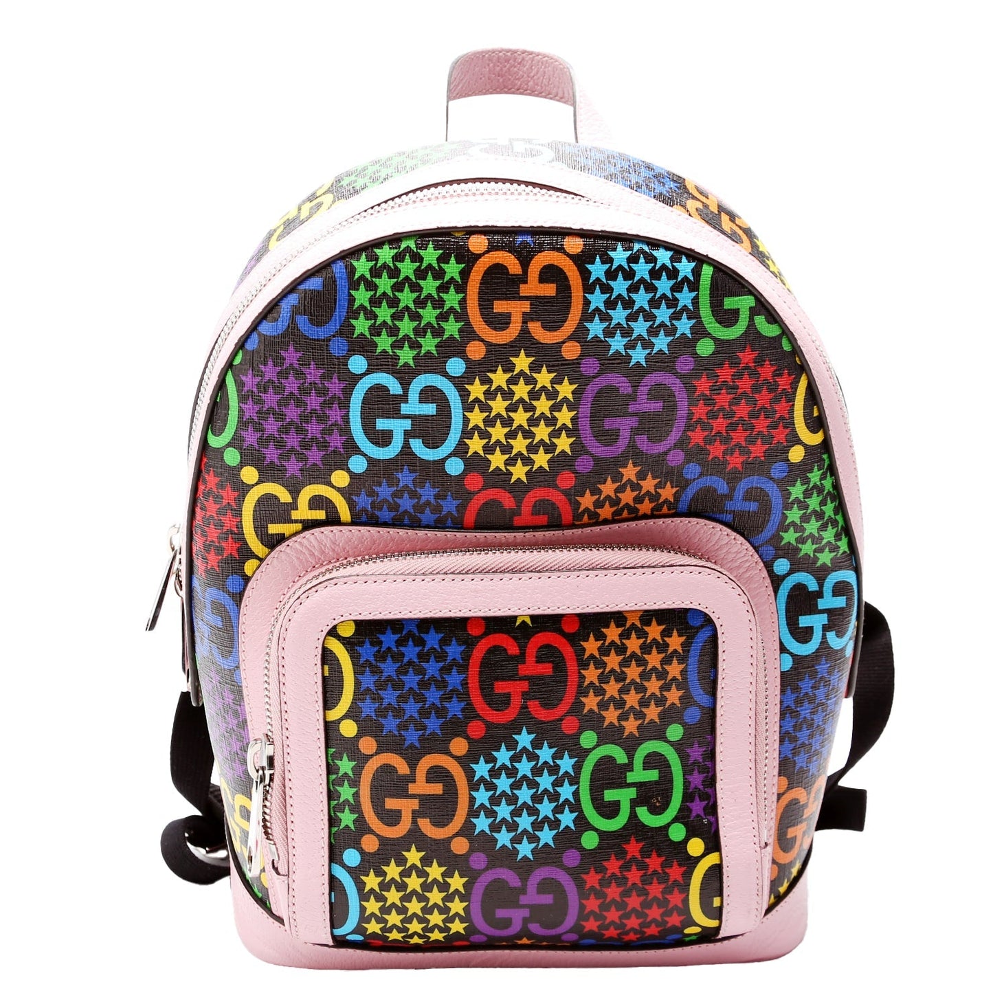 Gucci 601296 Psychedelic GG Backpack Pink Bag