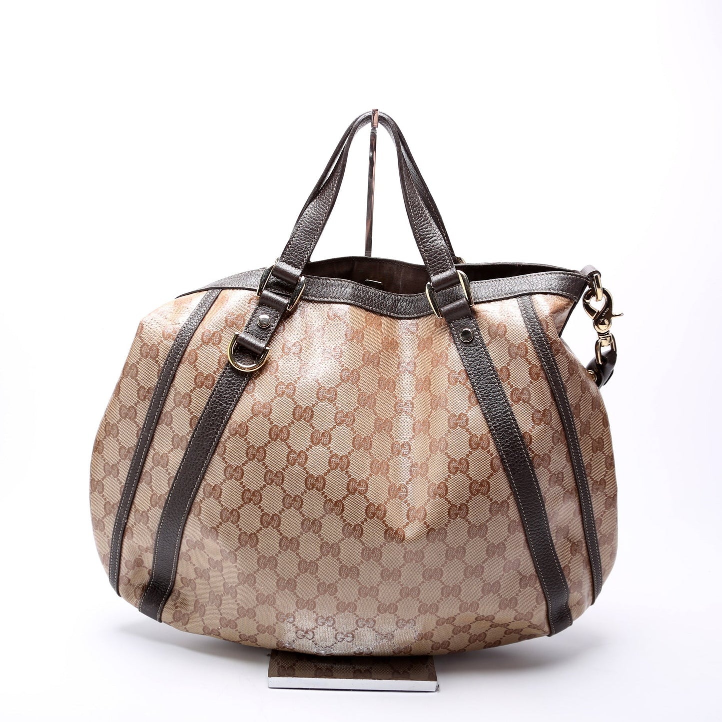 Gucci 268641 GG Crystal Medium Abbey Convertible Tote Bag