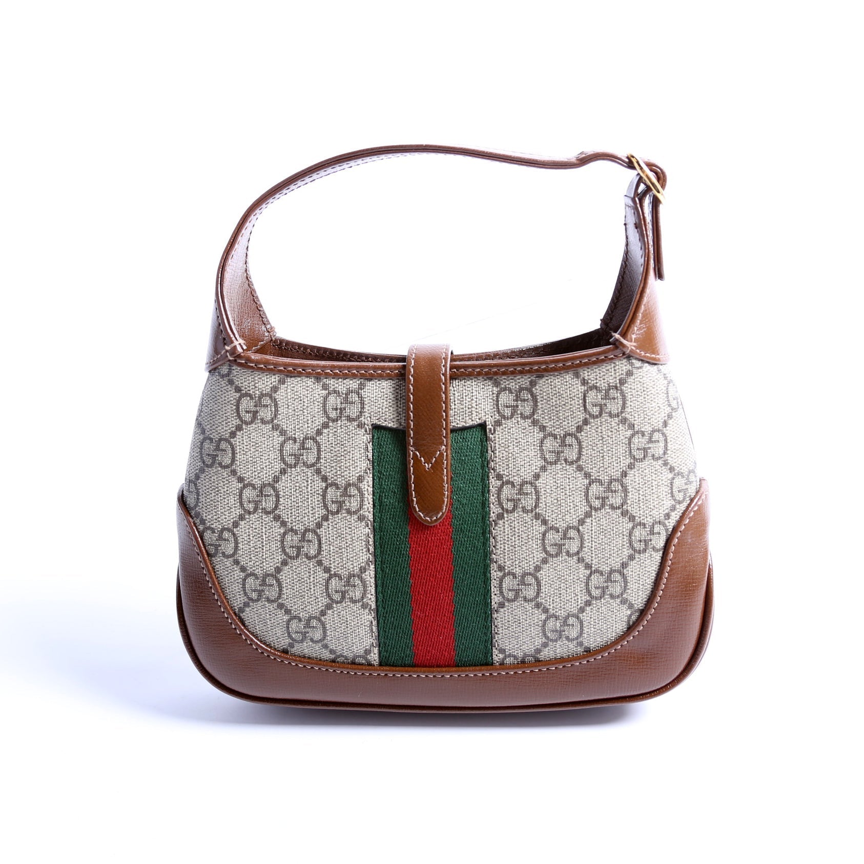 Gucci 637092 Jackie 1961 Mini Hobo Brown Bag
