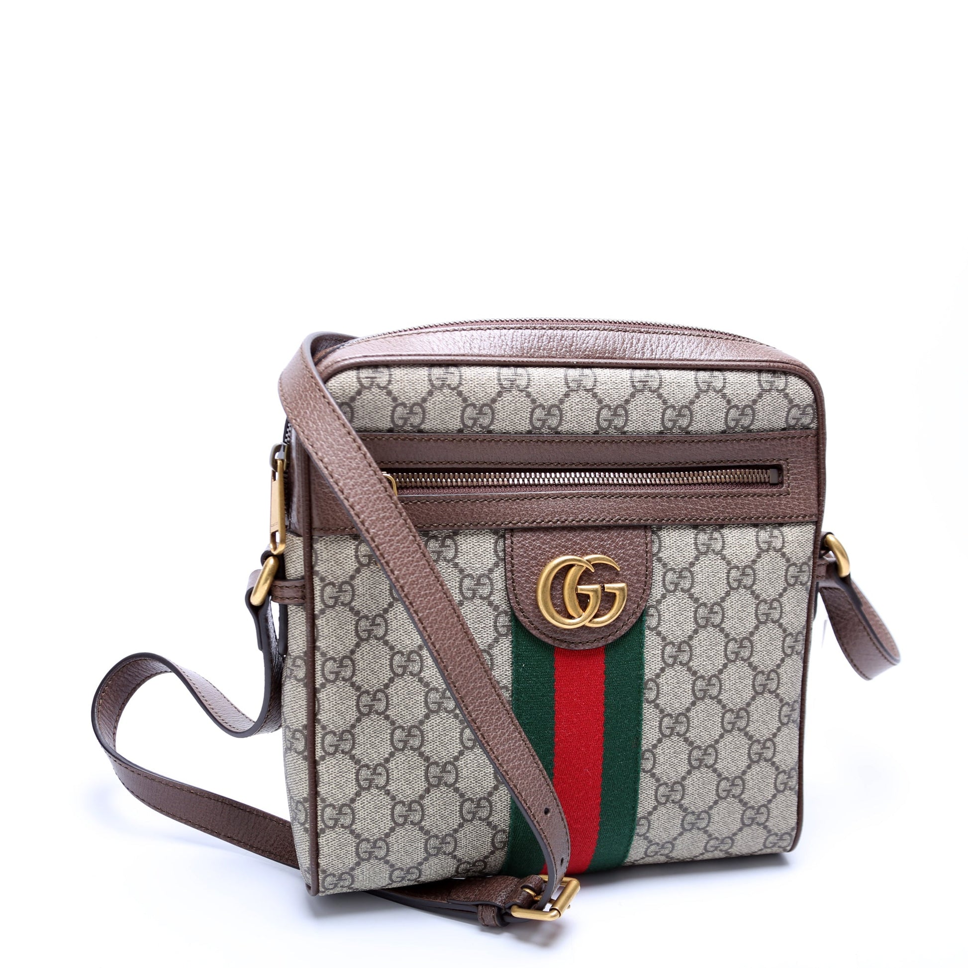 Gucci 547926 Ophidia Messenger Brown Bag