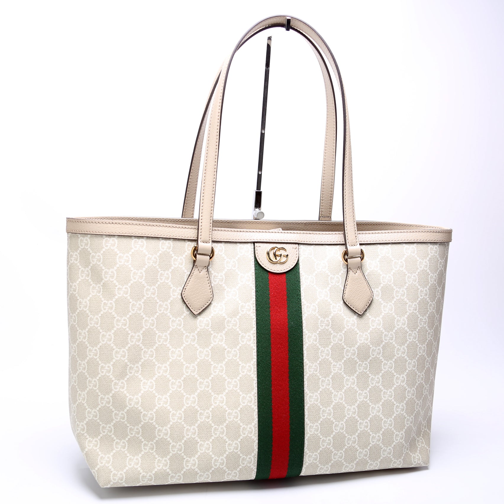 Gucci 631685 Ophidia Tote Cream Bag