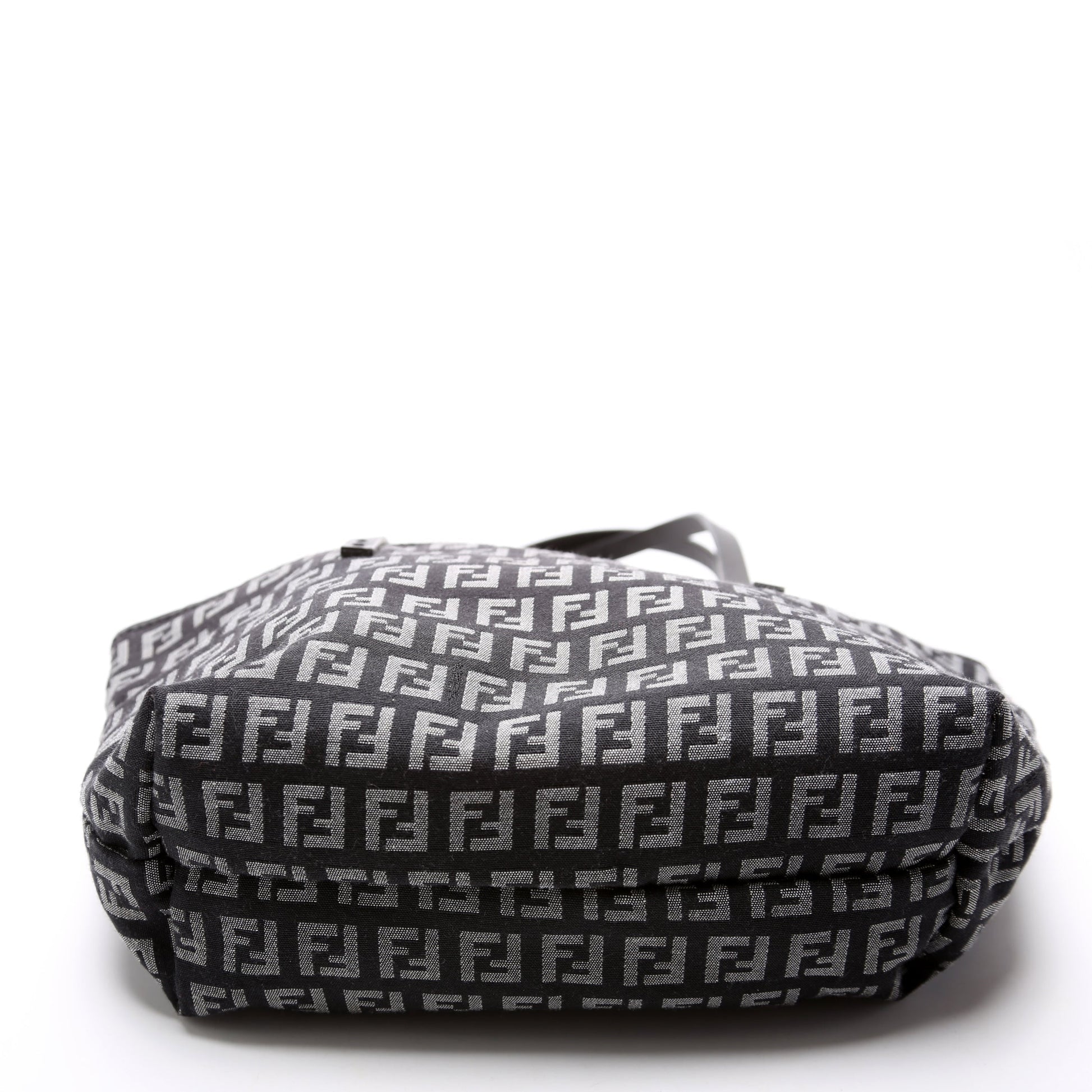 Fendi 8BH056 FF Zucchino Canvas Mini Tote Bag
