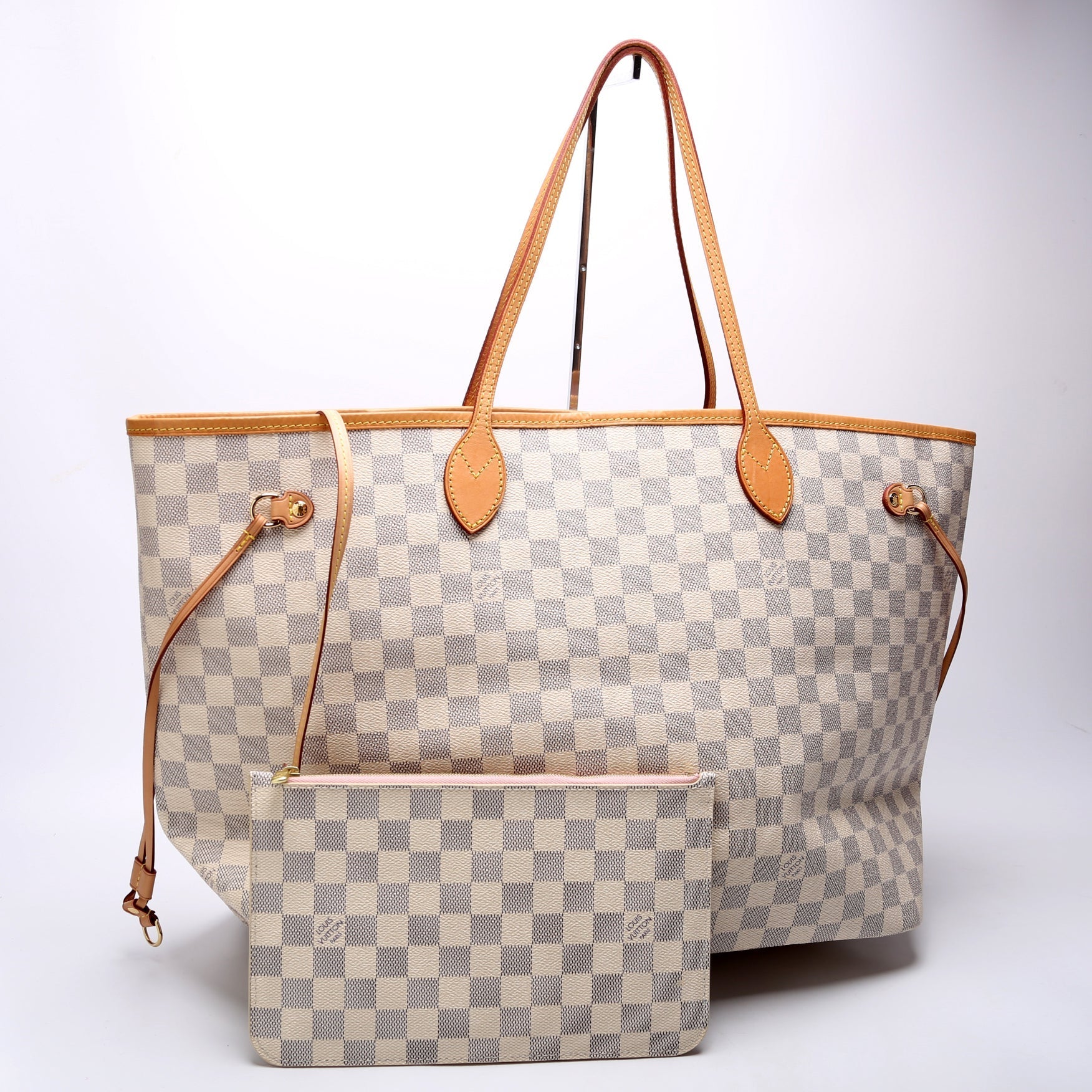 Louis Vuitton Neverfull with Wallet GM Damier Azur
