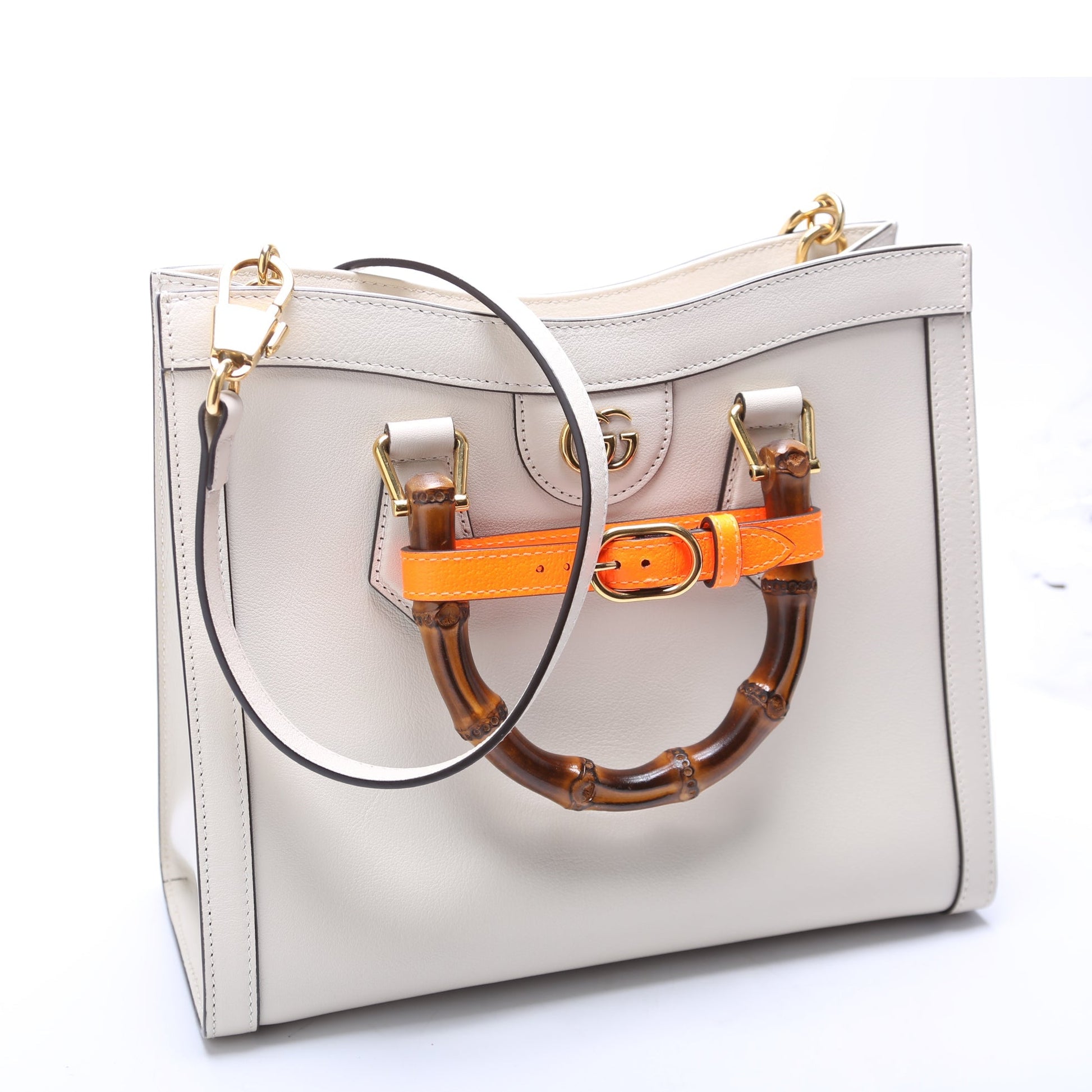Gucci 660195 Jumbo GG Canvas Diana Small Tote Bag