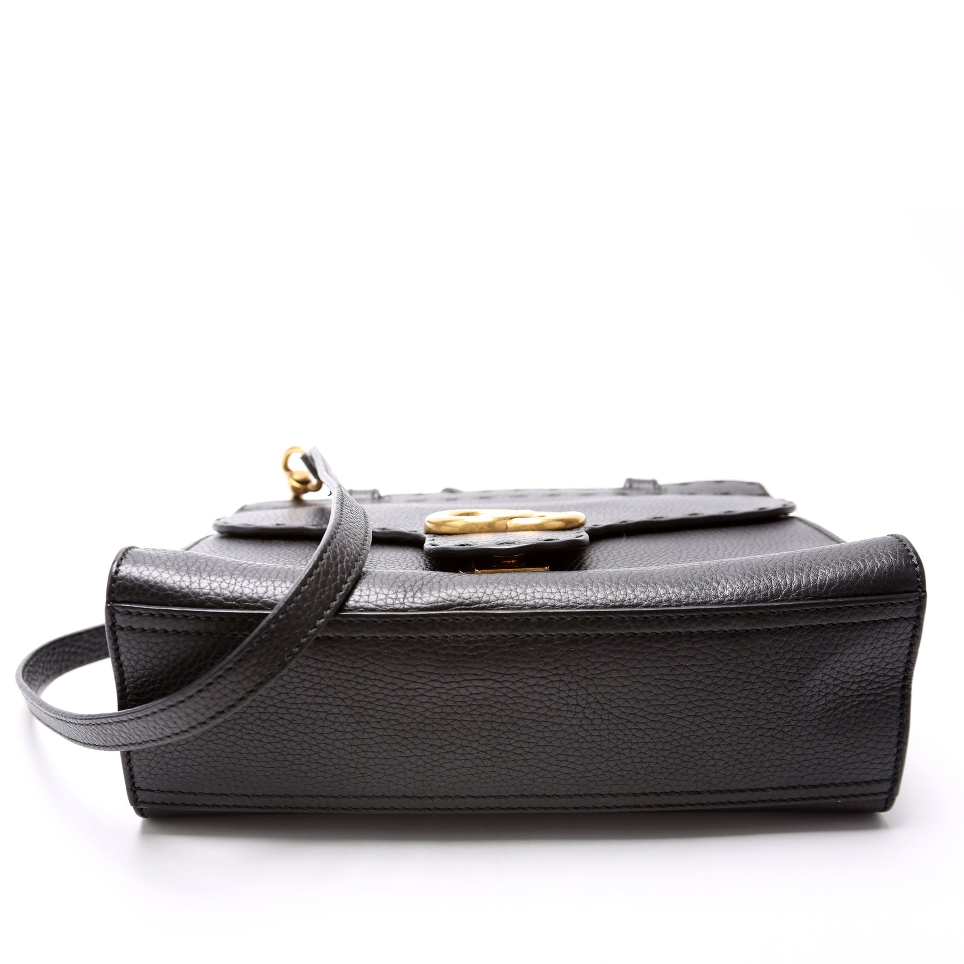 Gucci 442622 Mini Marmont Top Handle Black Bag