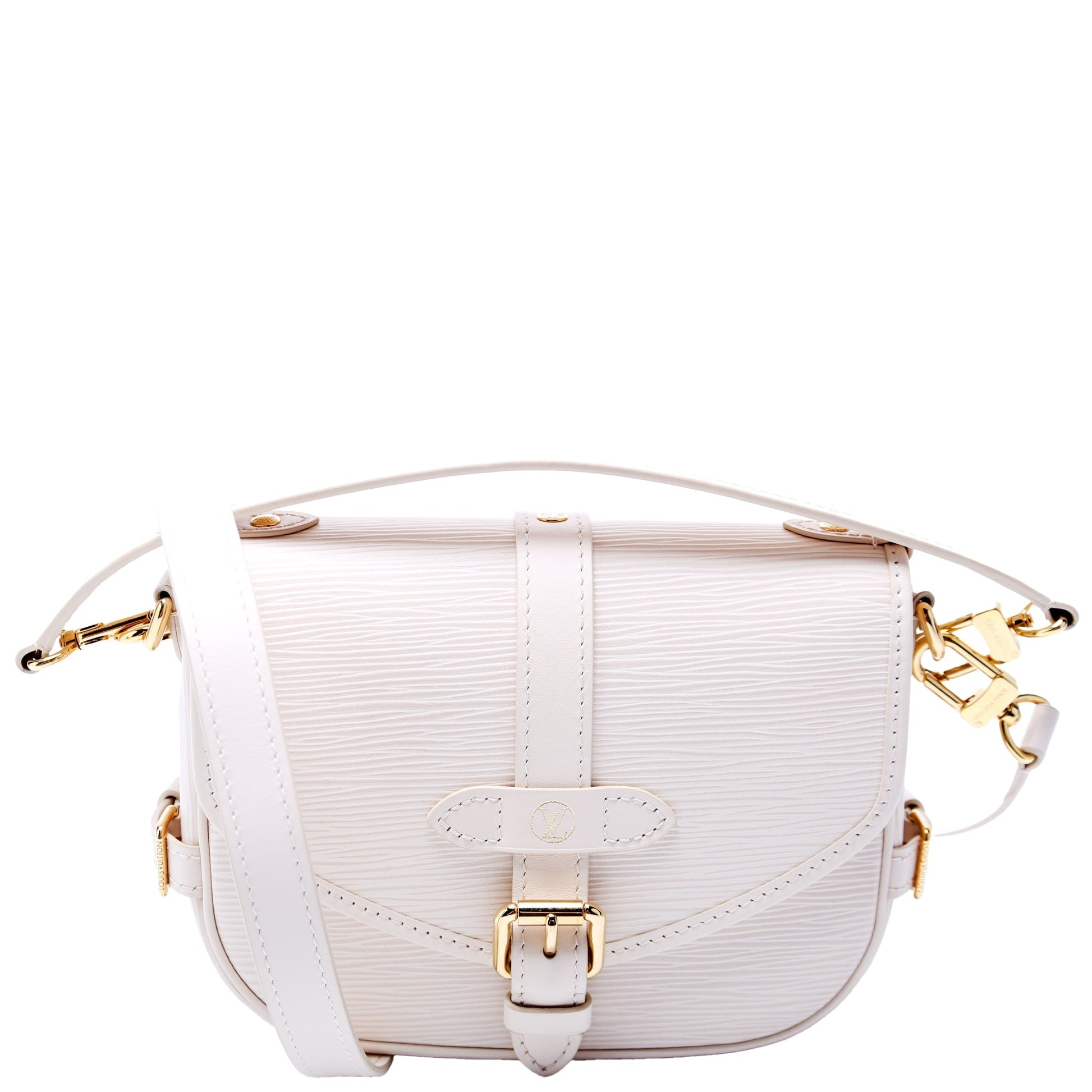 Louis Vuitton Saumur BB Softer Epi White