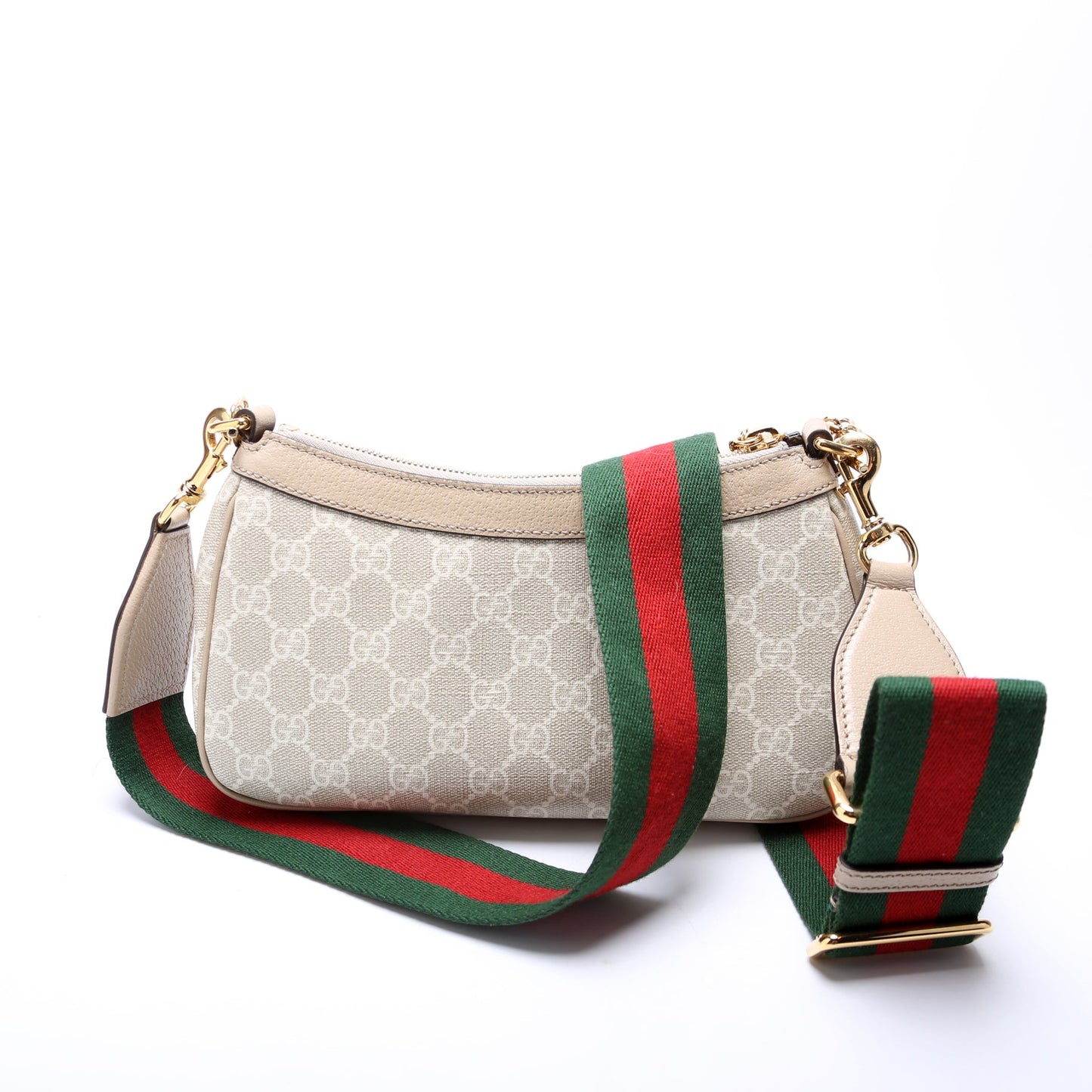 Gucci 735132 GG Supreme Small HandBeige Bag