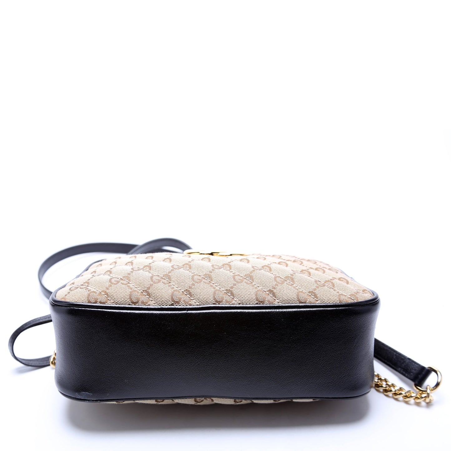 Gucci 447632 Marmont Small Canvas Camera Black Bag