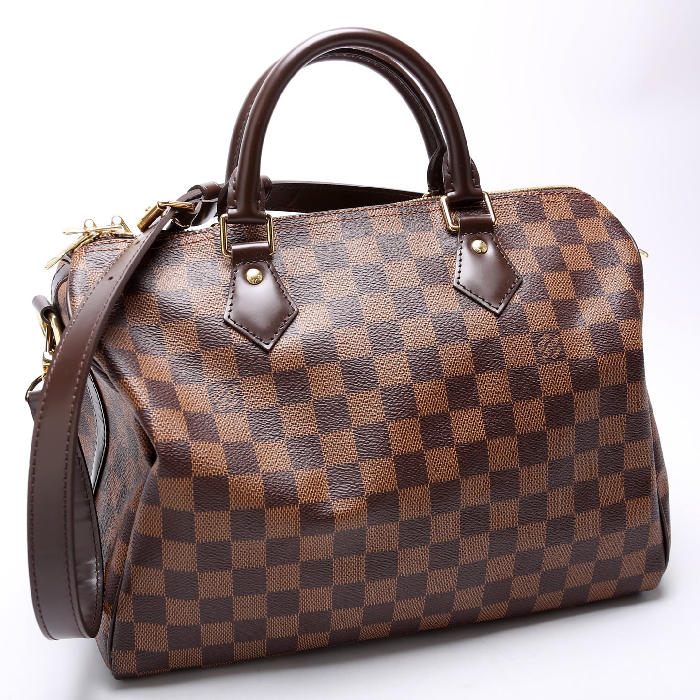 Louis Vuitton Speedy 30 Bandouliere Damier Ebene