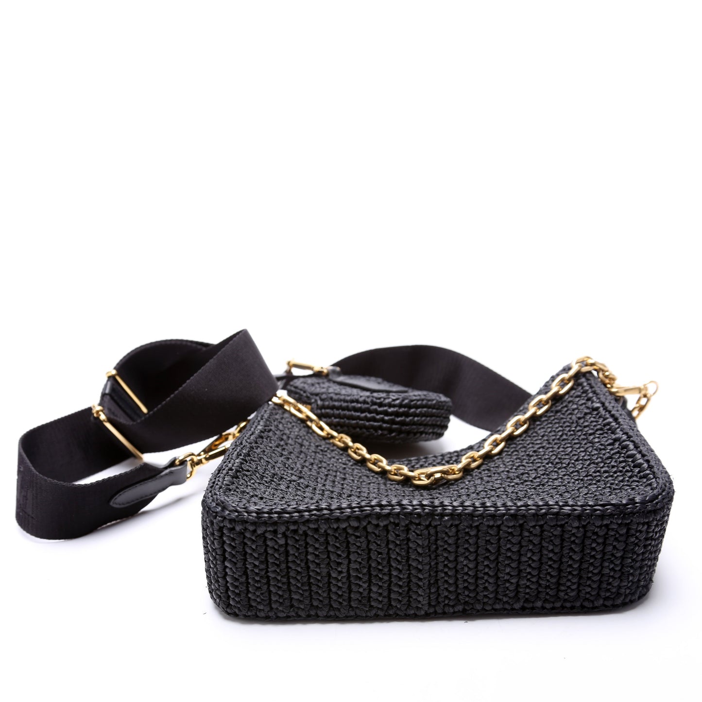 Prada 1BH204 Raffia Re-Edition 2005 Shoulder Bag