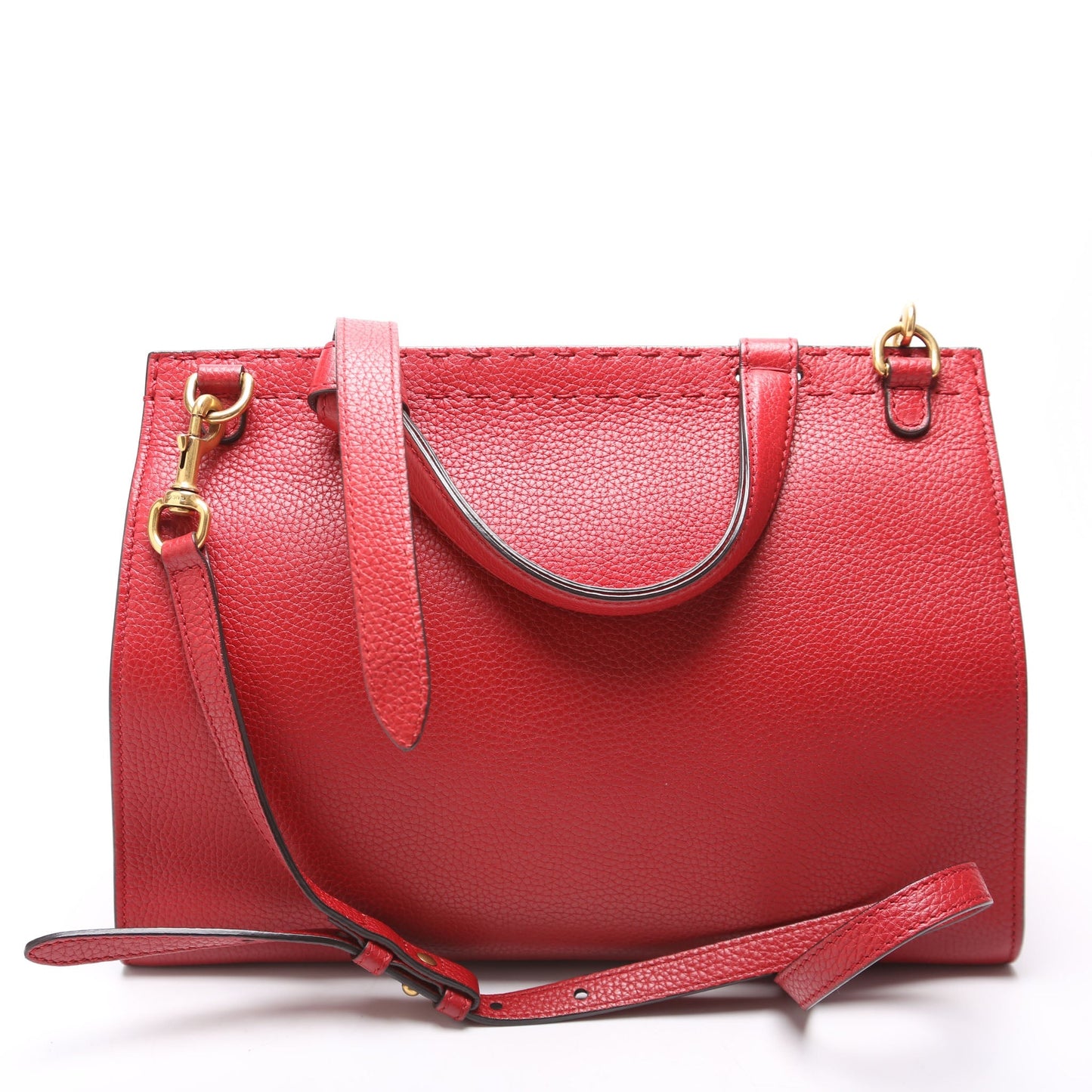 Gucci 421890 Marmont Top Handle Small Red Bag