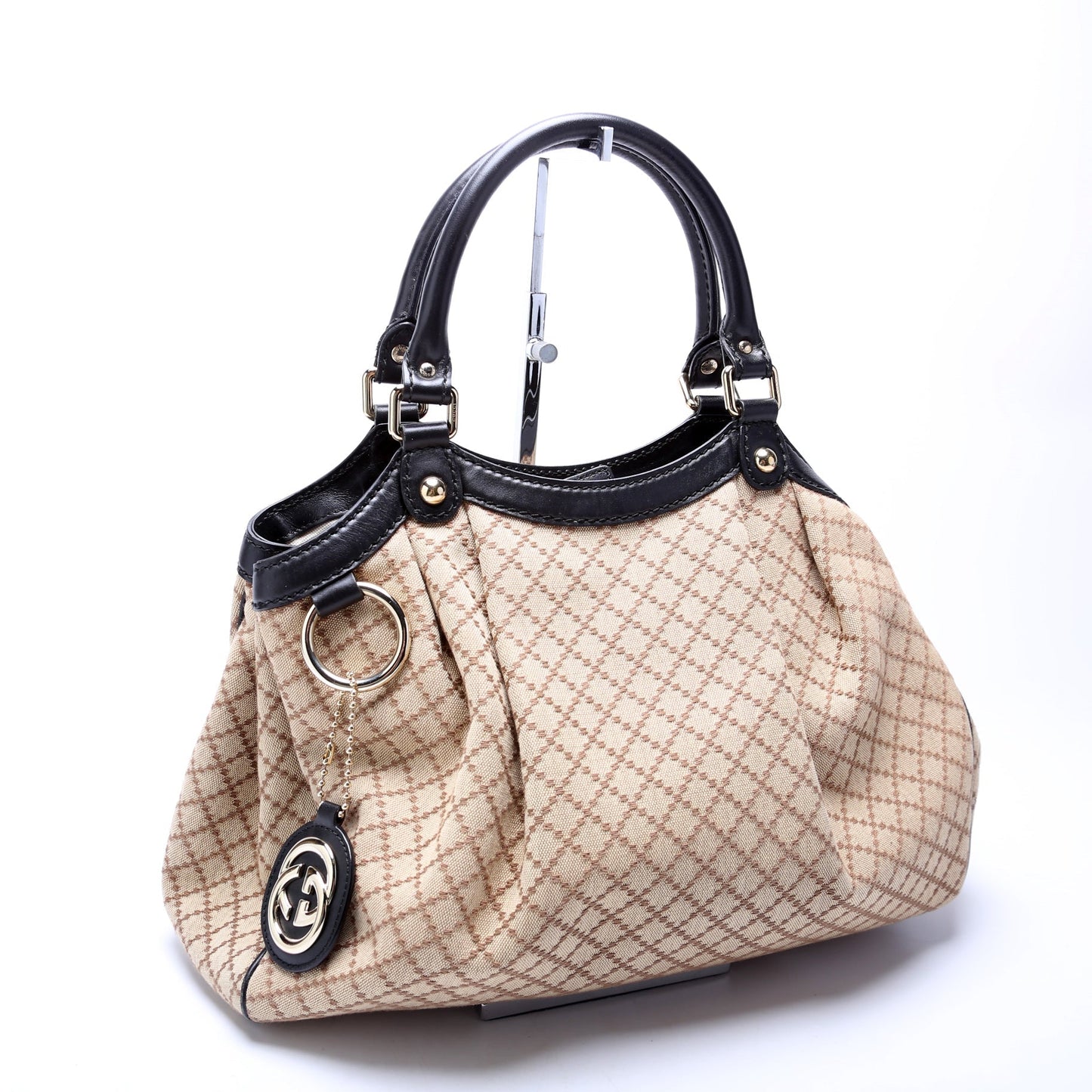 Gucci Sukey Diamante Canvas Medium 211944 Bag