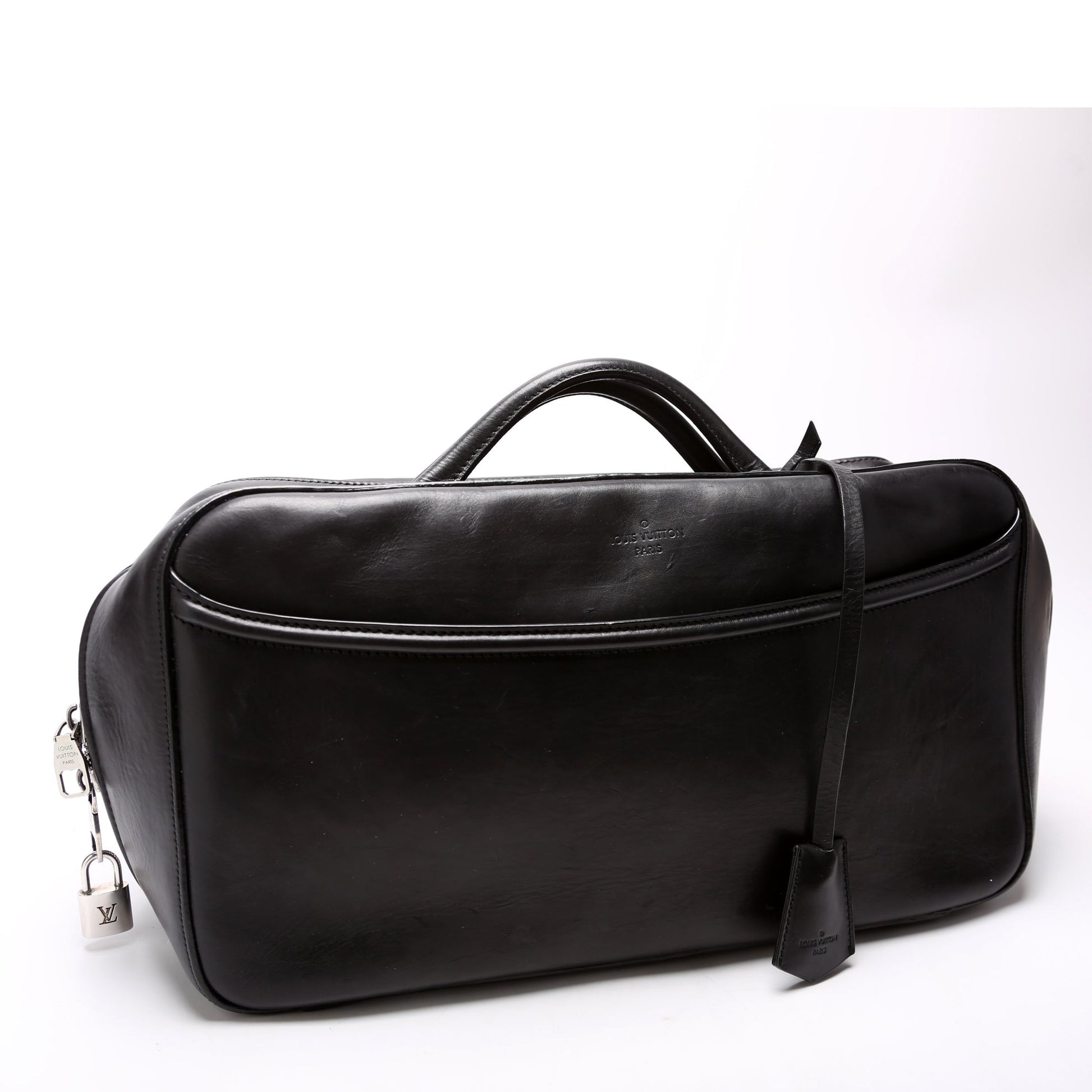 Louis Vuitton Frontier Leather Suitcase Black