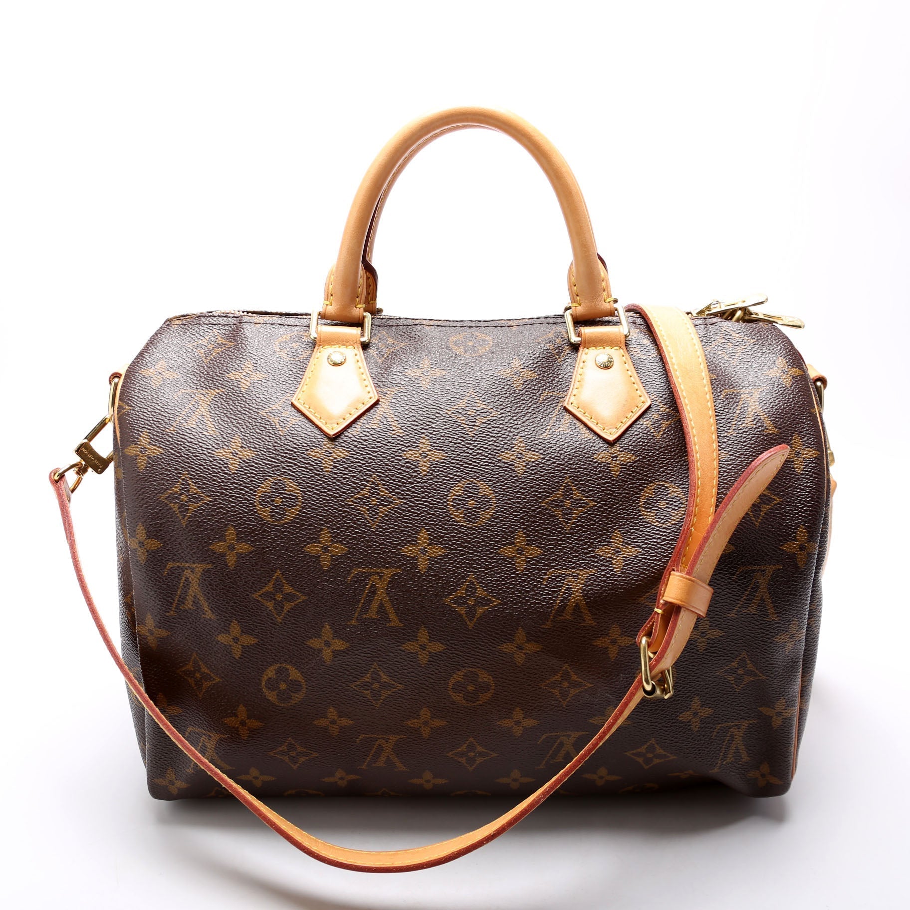 Louis Vuitton Speedy 30 W/Strap Monogram