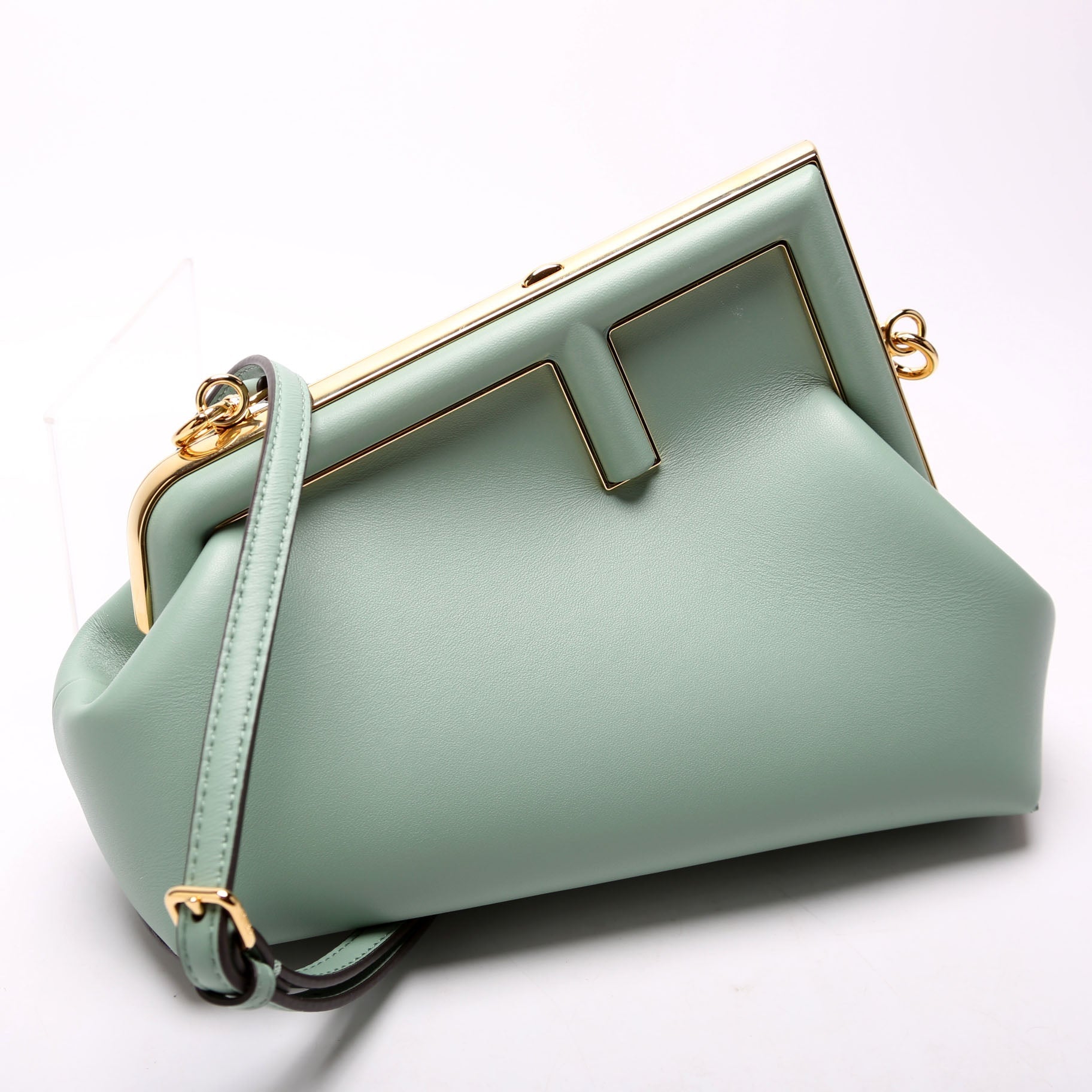 Fendi 8BP129 First Small Mint Green Bag