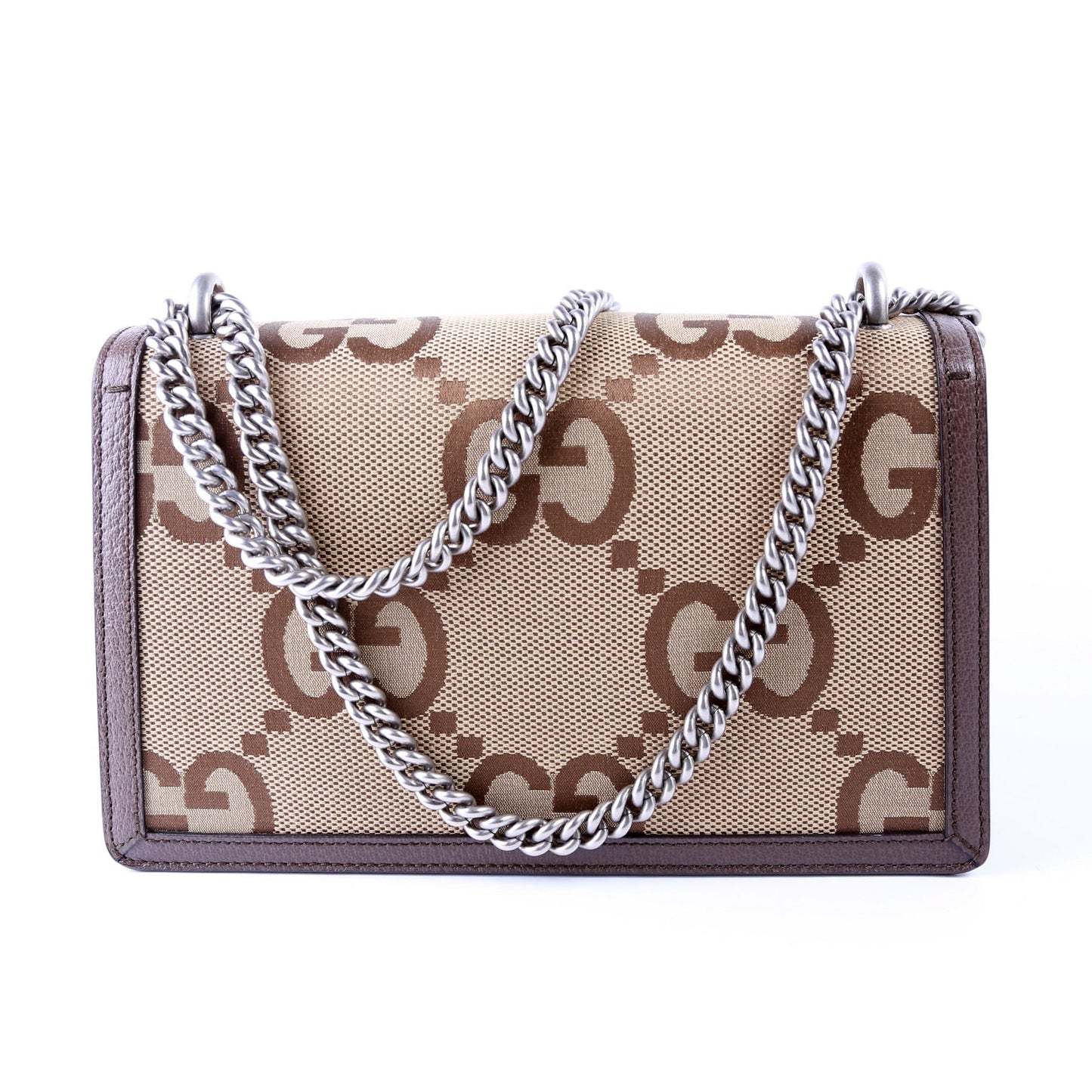 Gucci 400249 Dionysus GG Canvas Shoulder Small Brown Bag