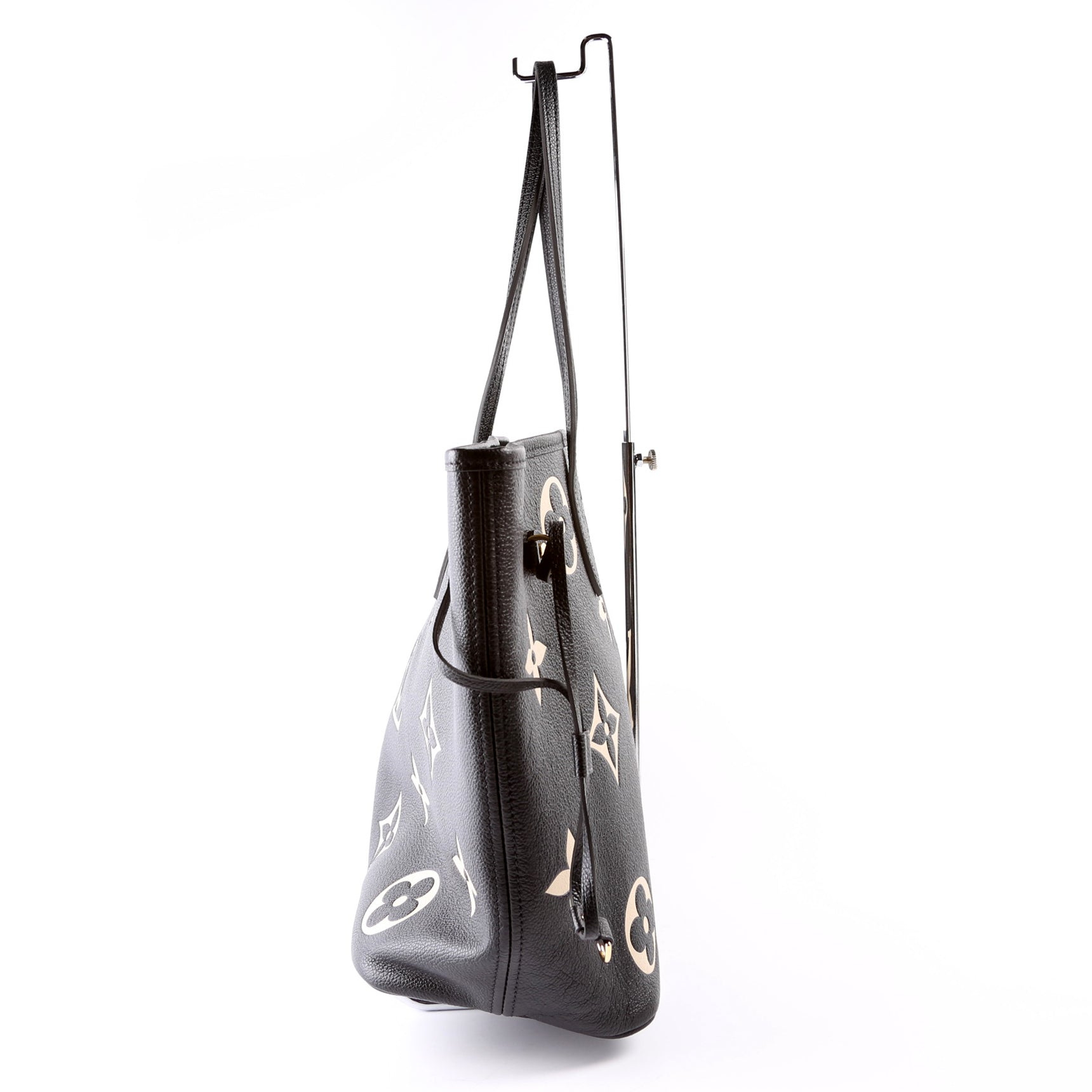 Louis Vuitton Neverfull with Wallet MM Bicolor Empreinte Black