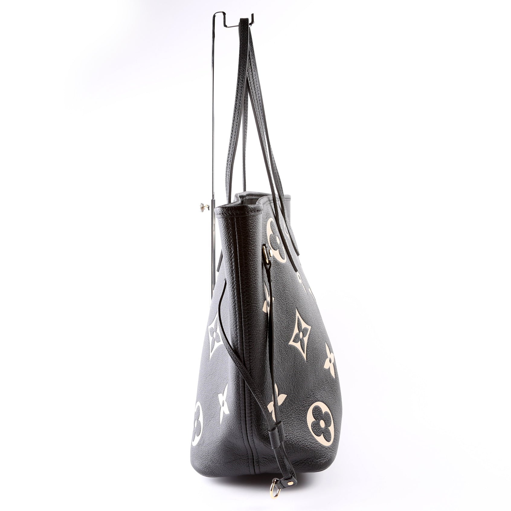 Louis Vuitton Neverfull with Wallet MM Bicolor Empreinte Black