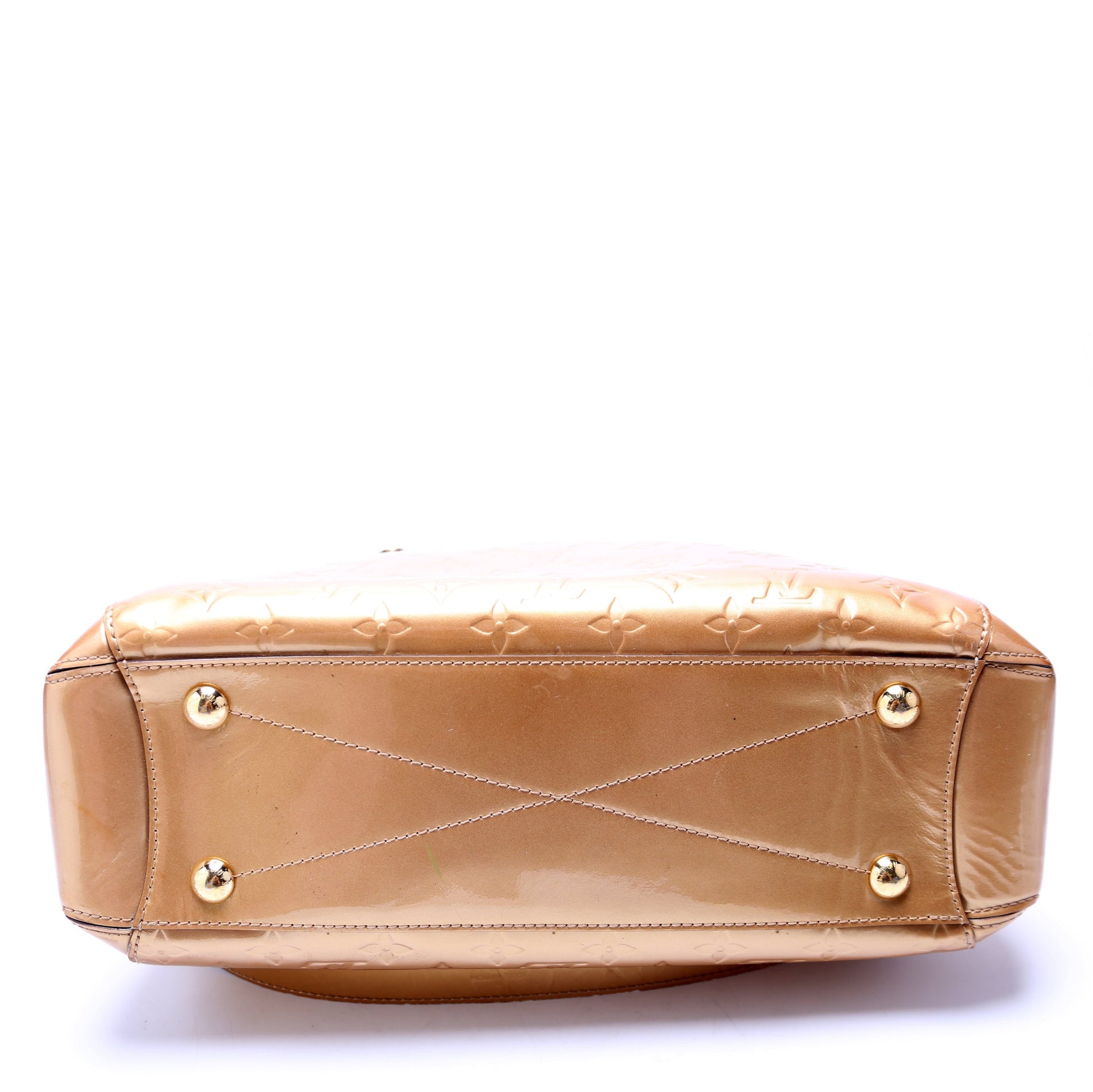 Luxury Women's Handbag | Louis Vuitton Montaigne MM Vernis Gold