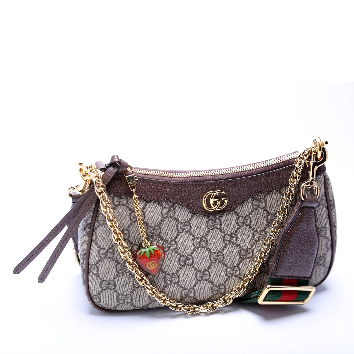 Gucci 735132 GG Supreme Ophidia Charm Small Bag