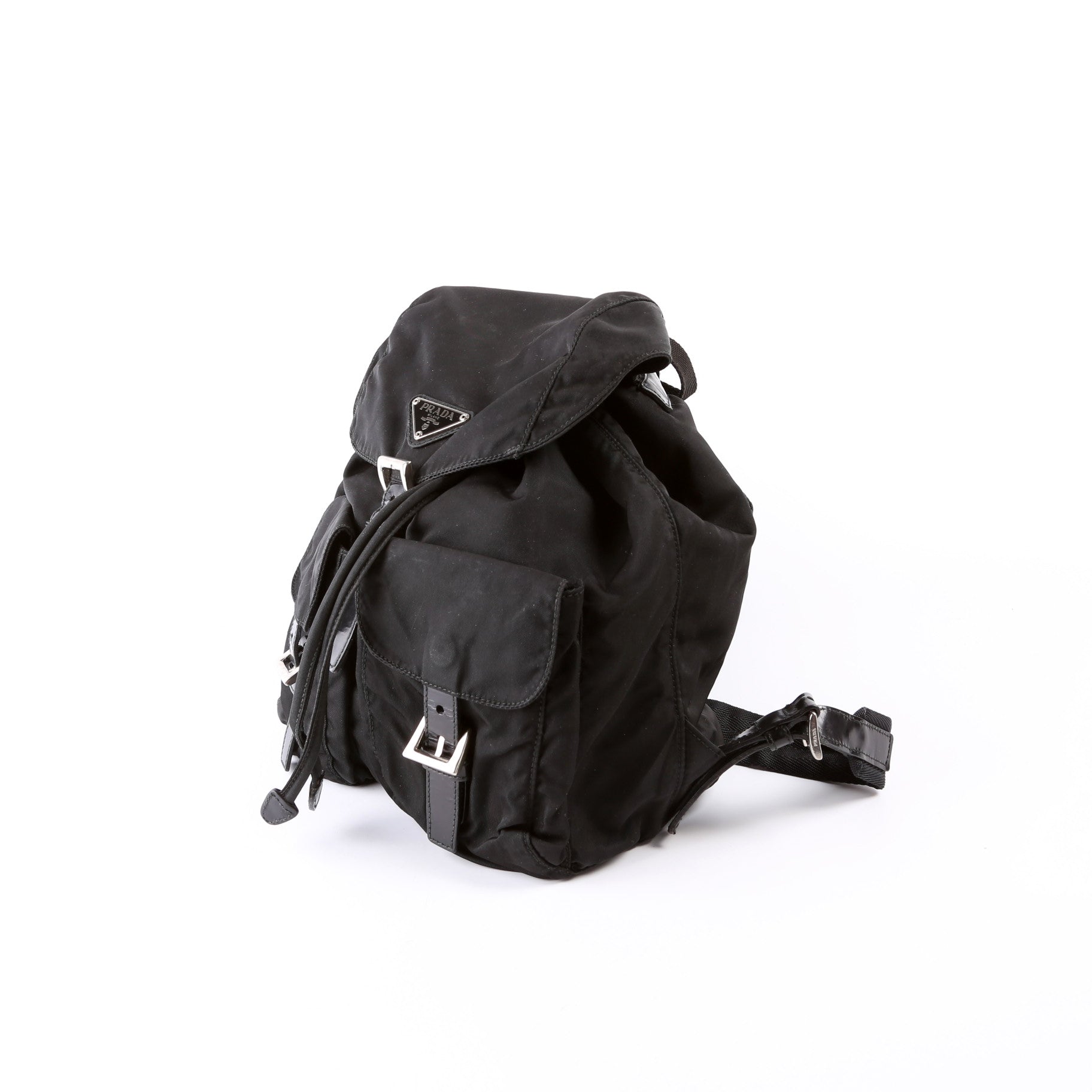 Prada Nylon Backpack Small Black Bag