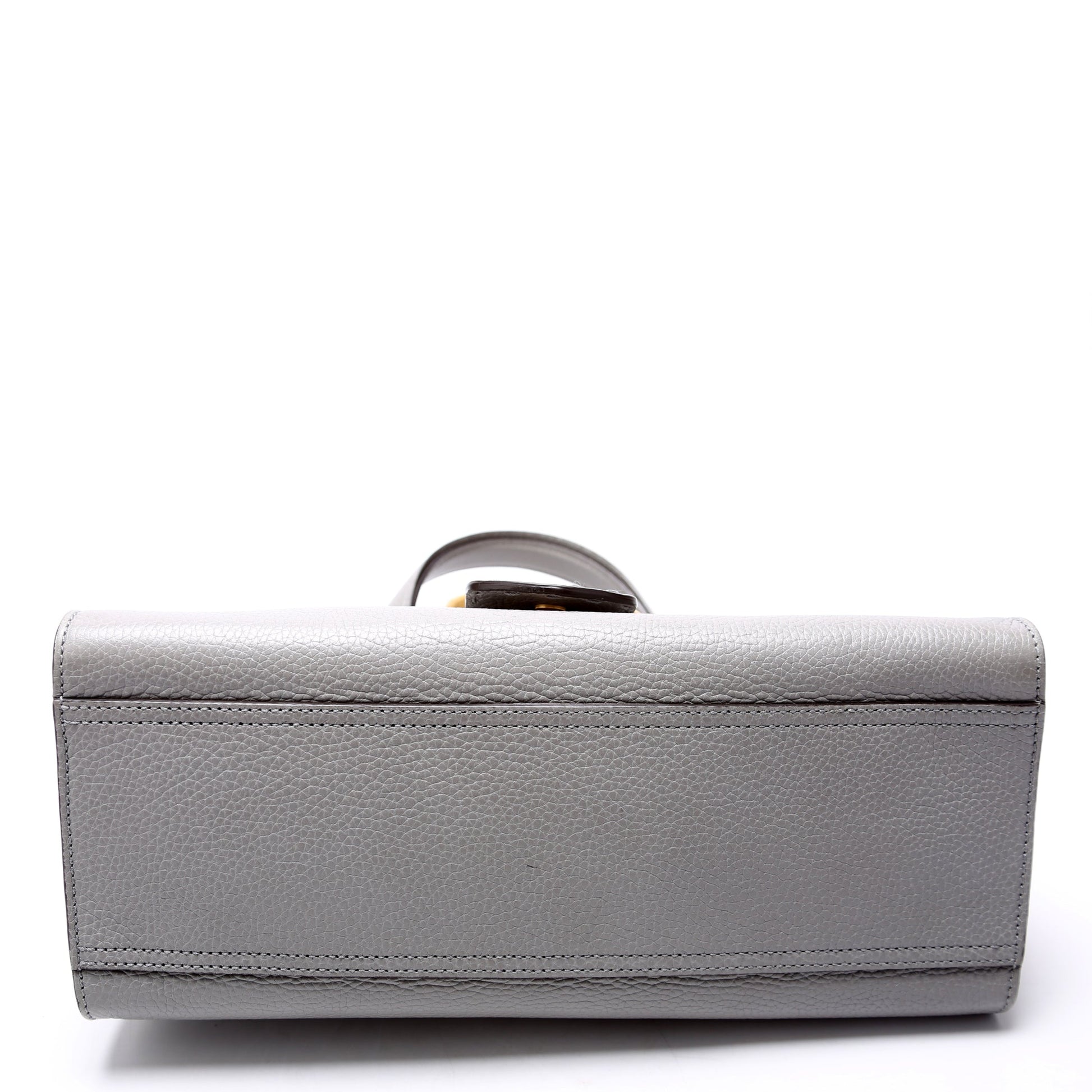 Gucci 421890 Marmont Top Handle Small Grey Bag