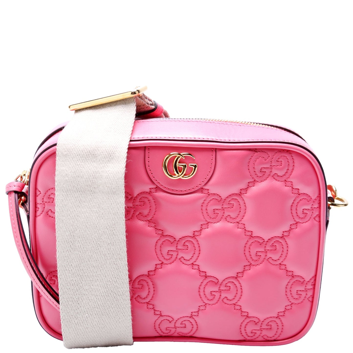 Gucci 702234 Matelasse Small Pink Bag