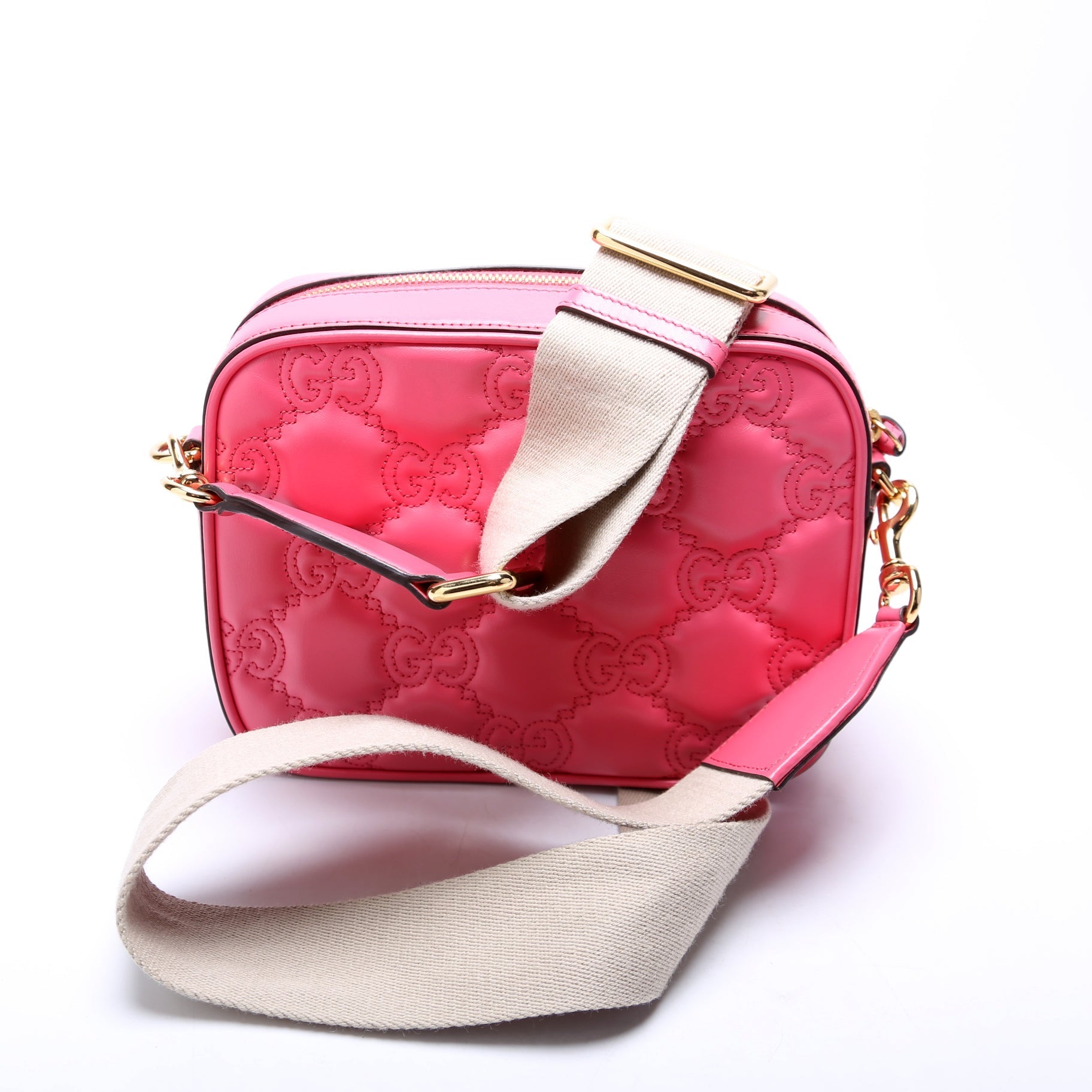 Gucci 702234 Matelasse Small Pink Bag