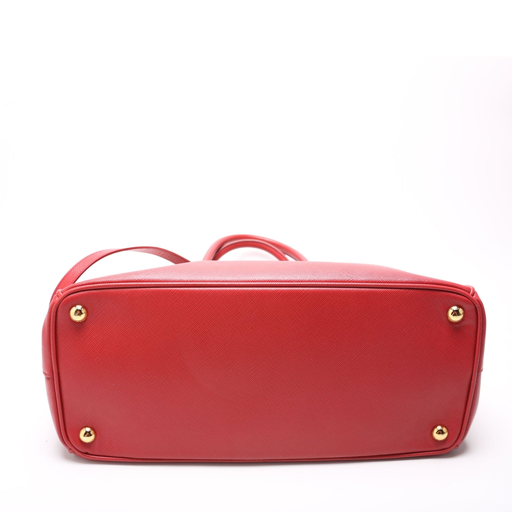 Prada Saffiano Galleria Large Red Bag