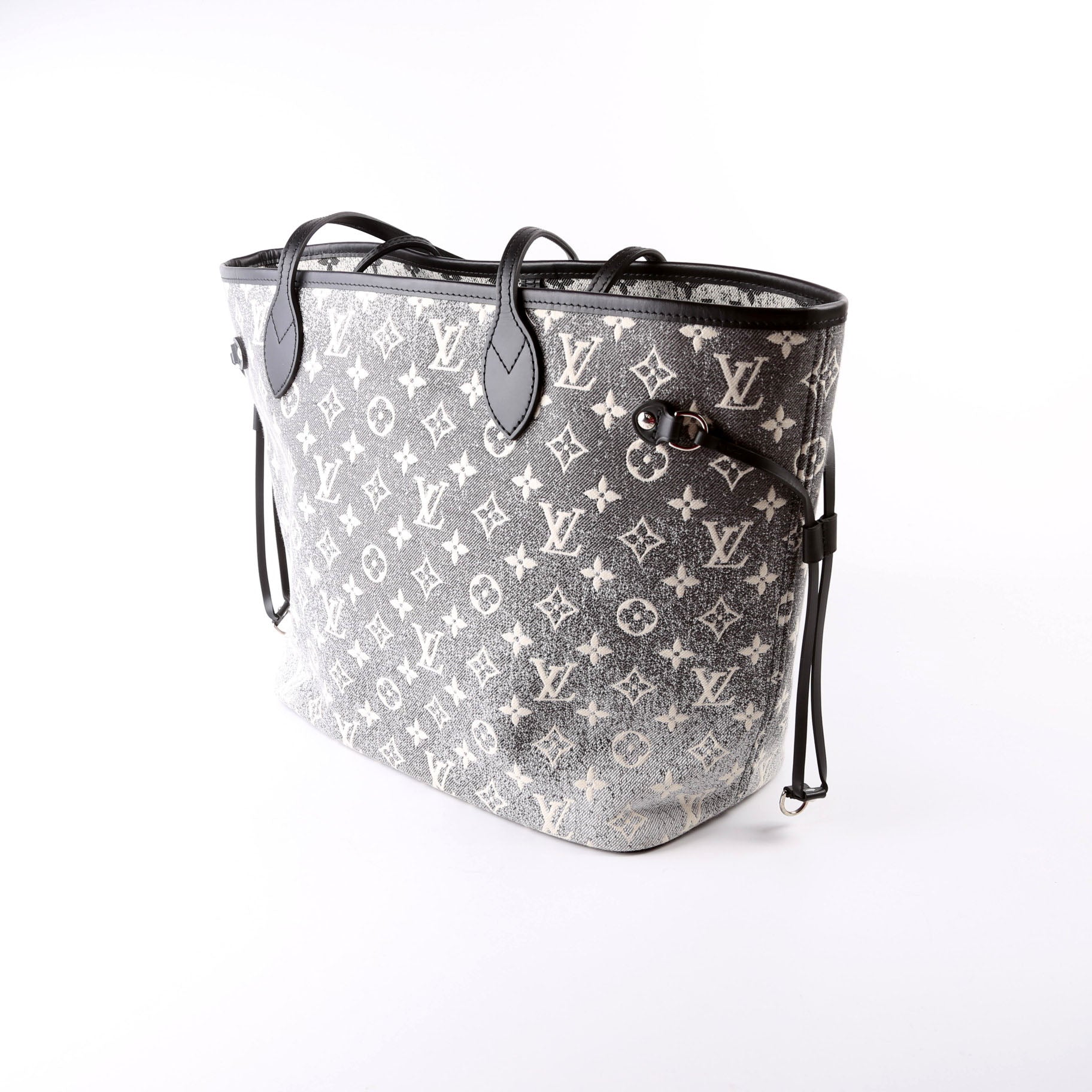 Louis Vuitton Neverfull MM Monogram Denim Jacquard