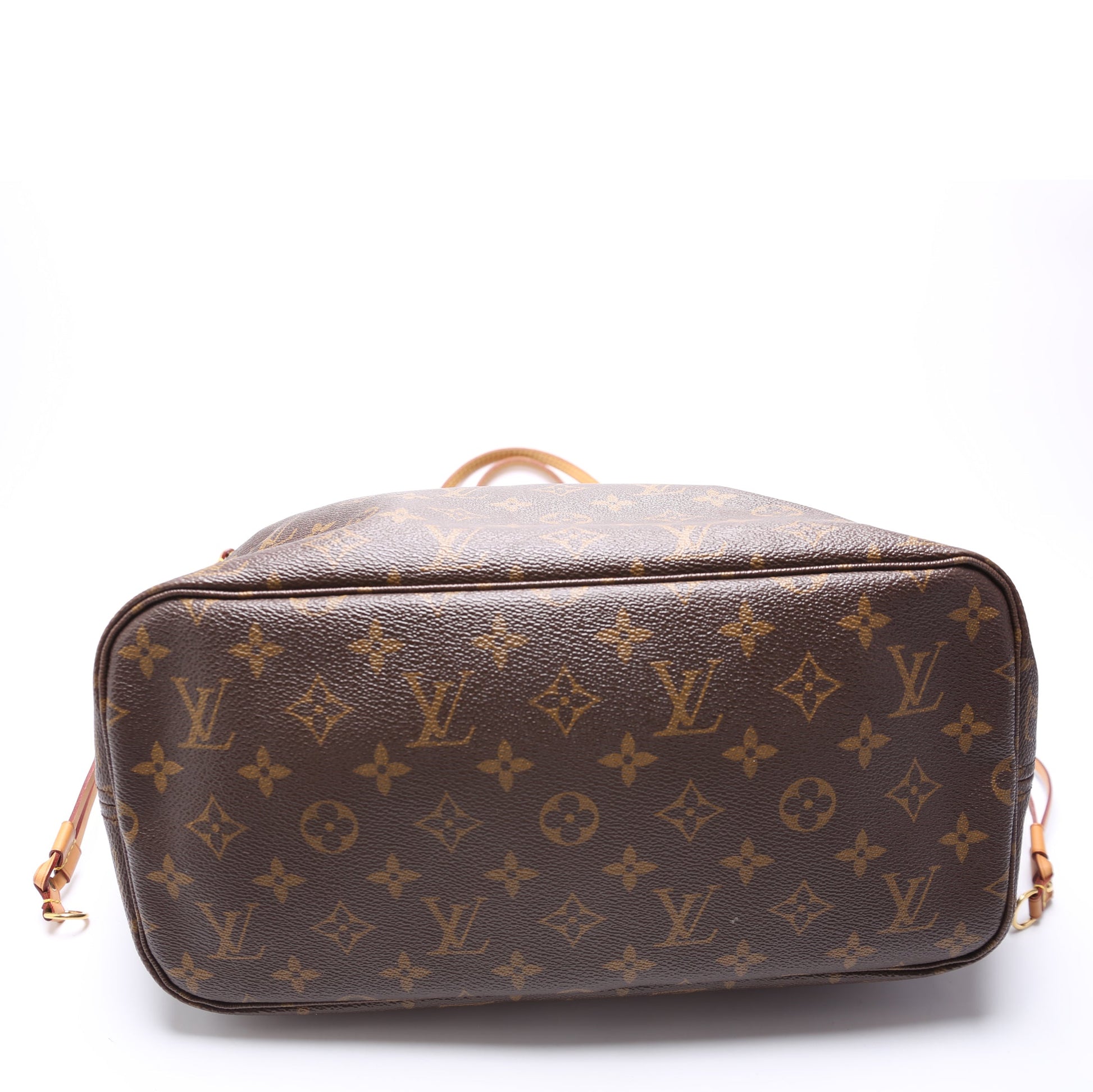 Louis Vuitton Neverfull With Wallet MM Monogram Yellow Interior