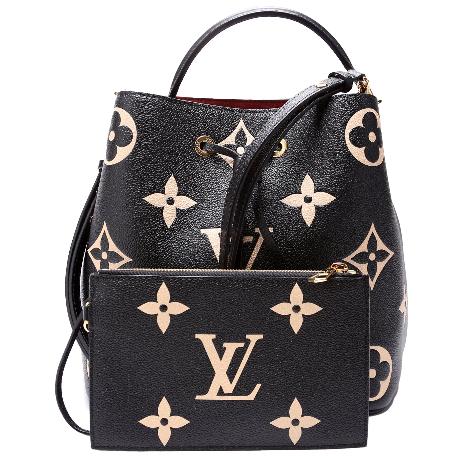 Louis Vuitton Neonoe MM Bicolor Empreinte Black/Beige