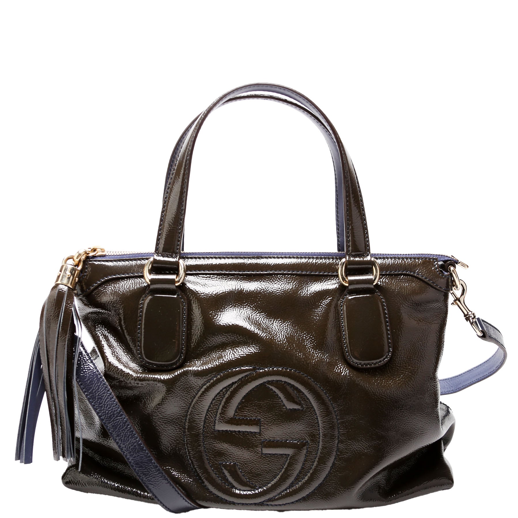 Gucci 308362 Soho Small Top Handle Brown Bag