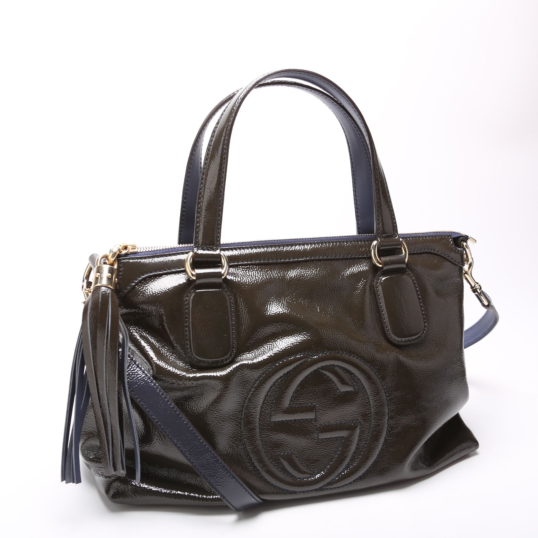 Gucci 308362 Soho Small Top Handle Brown Bag