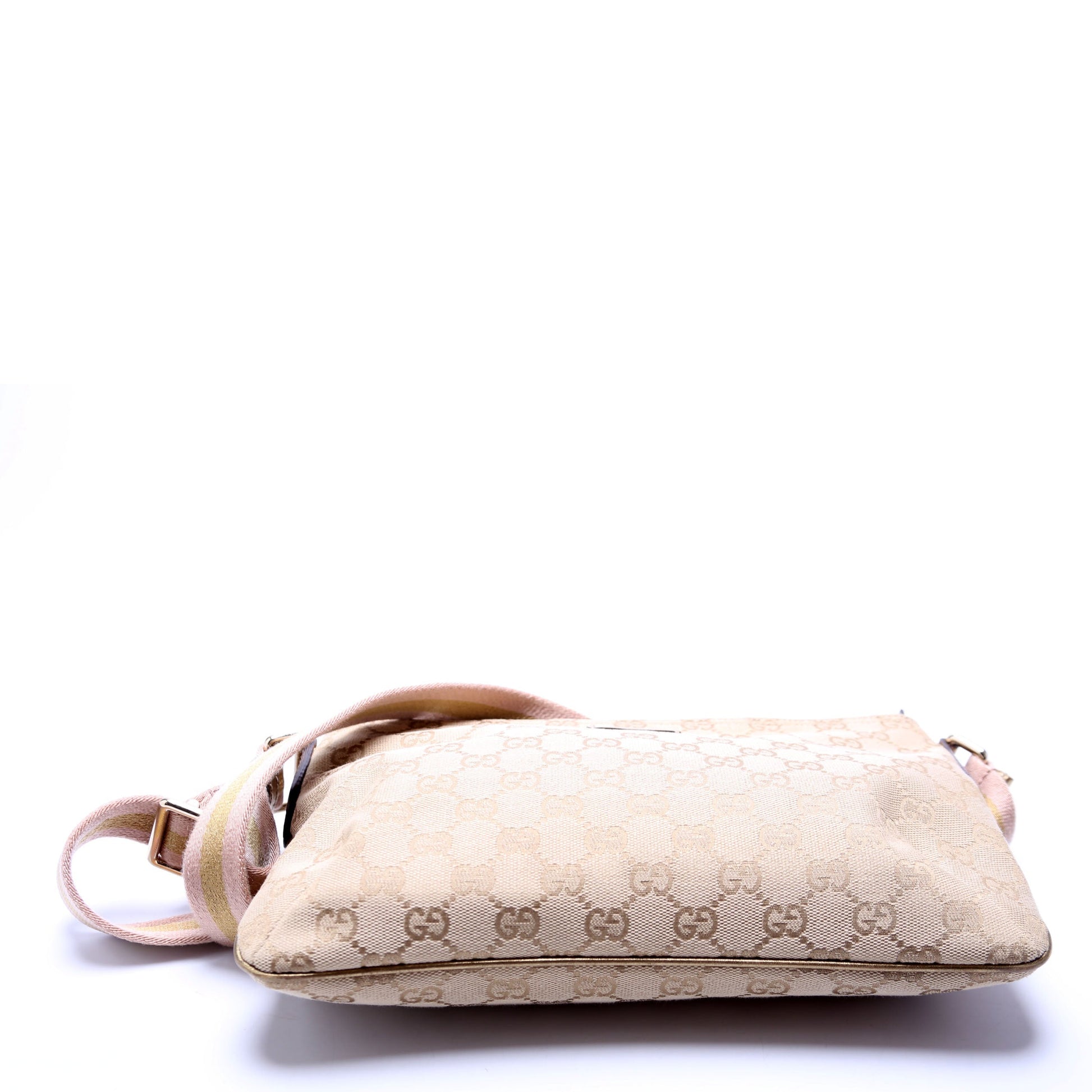 Gucci 189749 Shelly Web Shoulder Bag