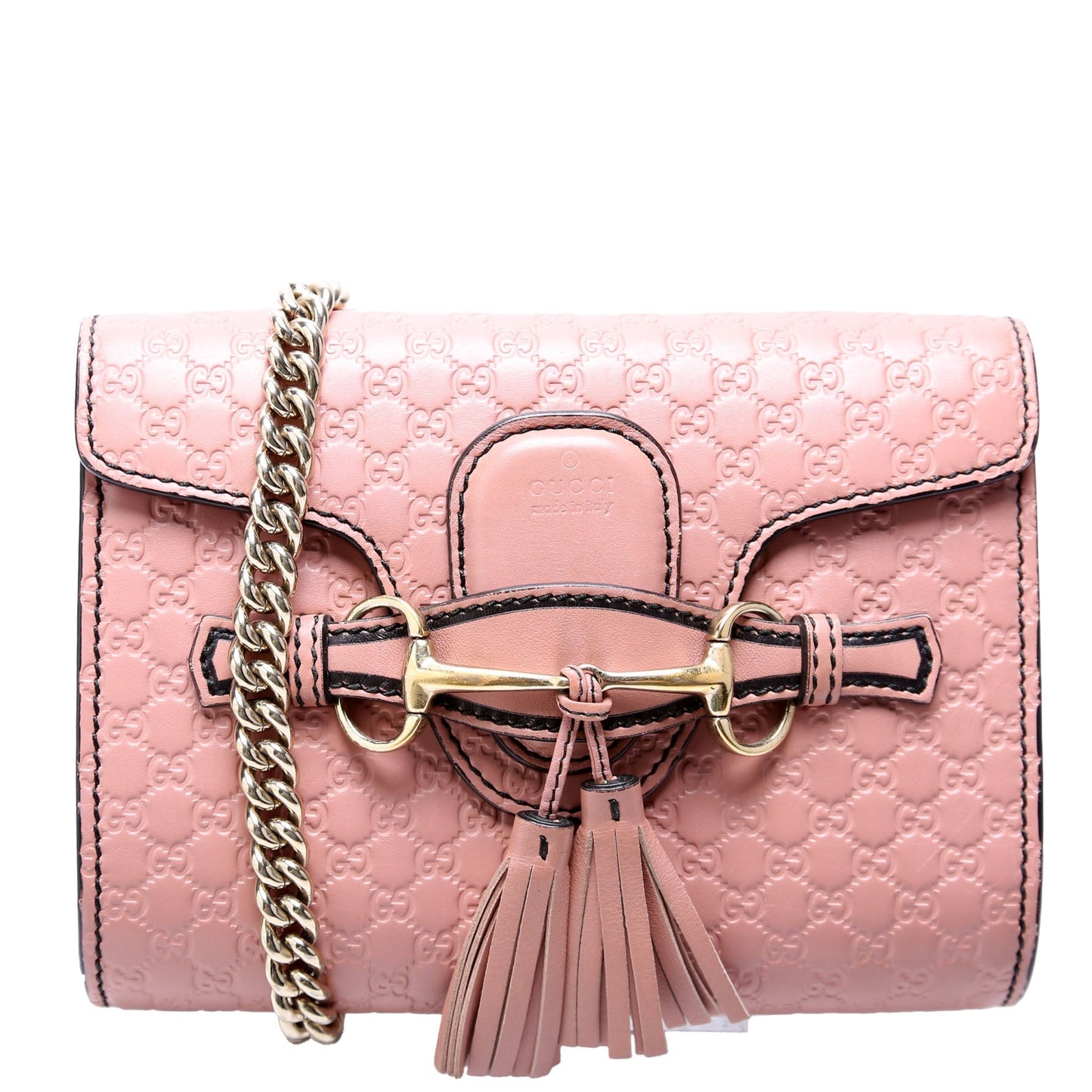 Gucci 449636 Micro Mini Emily Shoulder Pink Bag