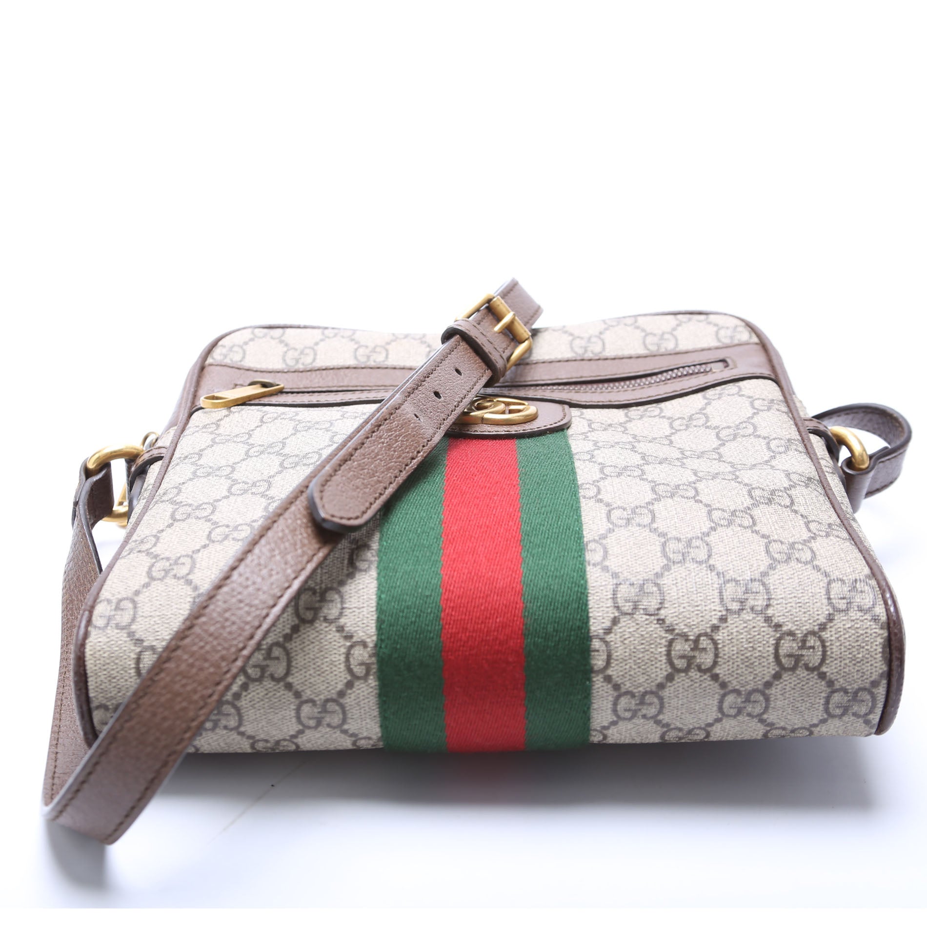 Gucci 547926 Ophidia Messenger Brown Bag