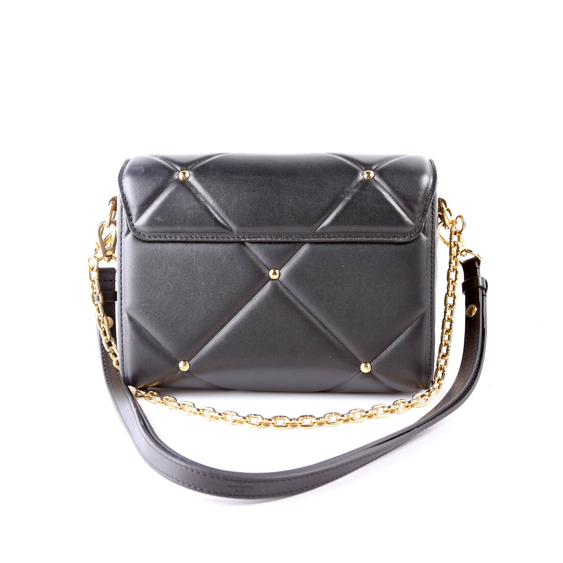 Louis Vuitton Twist MM Quilted Lambskin Black