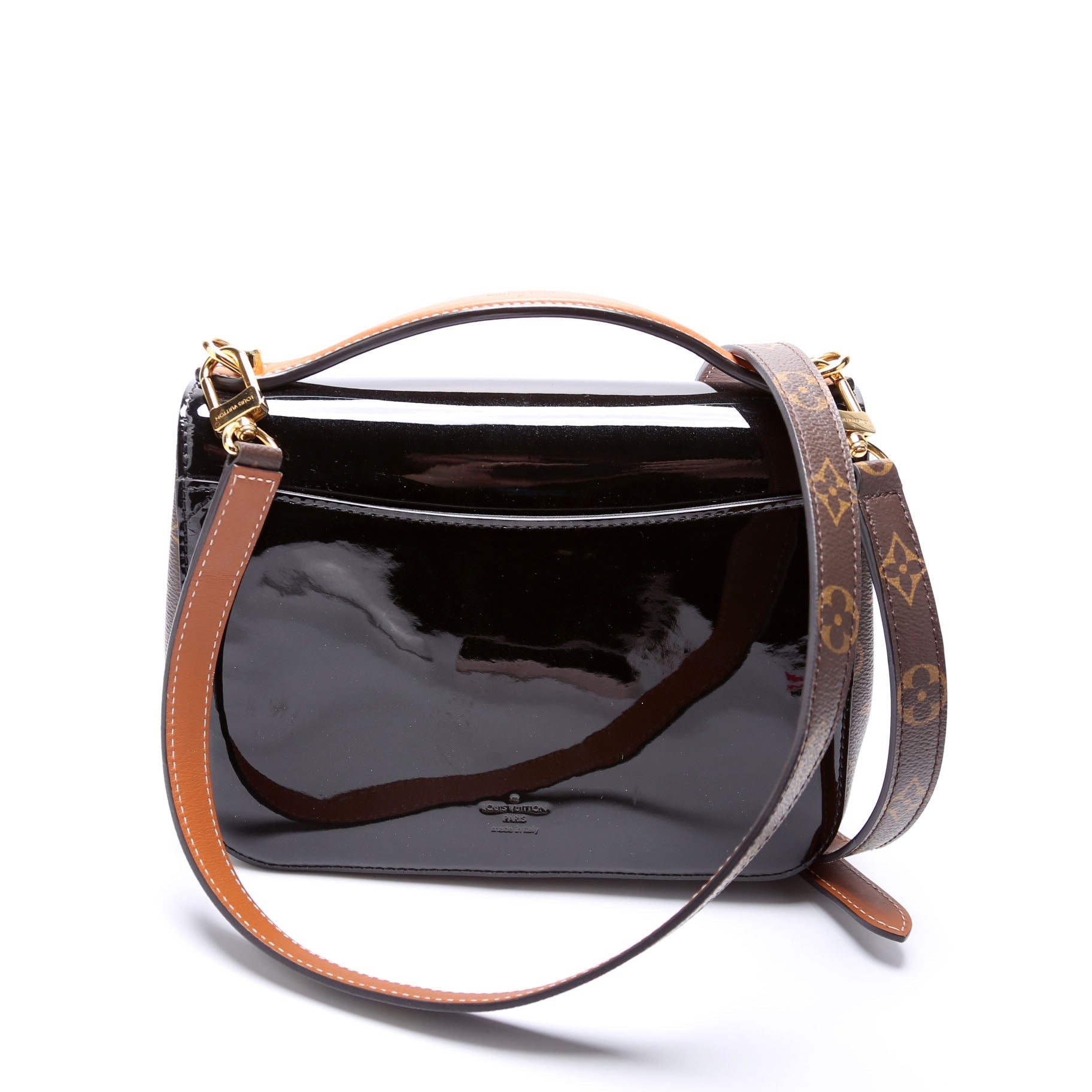 Louis Vuitton Cherrywood BB Patent/Monogram Black