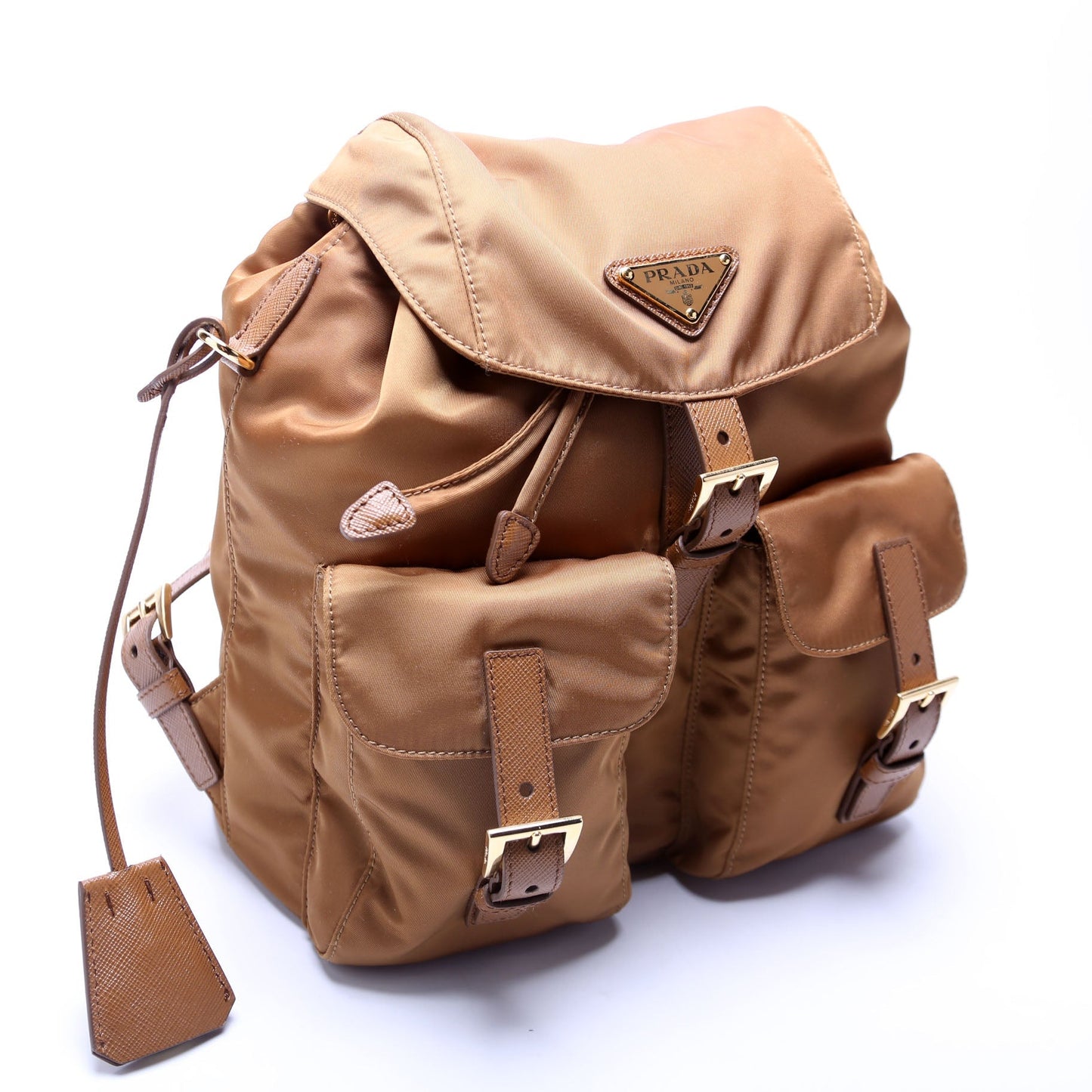 Prada 1BZ6YY Re-Edition 1978 Re-Nylon Backpack Small Brown Bag
