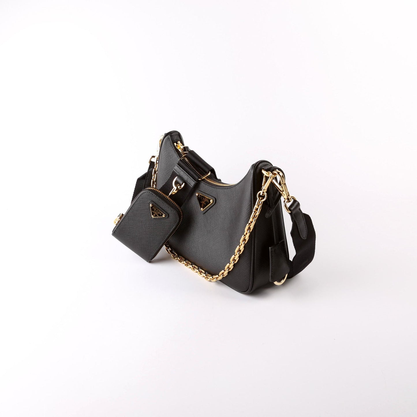 Prada Saffiano Re-Edition 2005 Black Bag