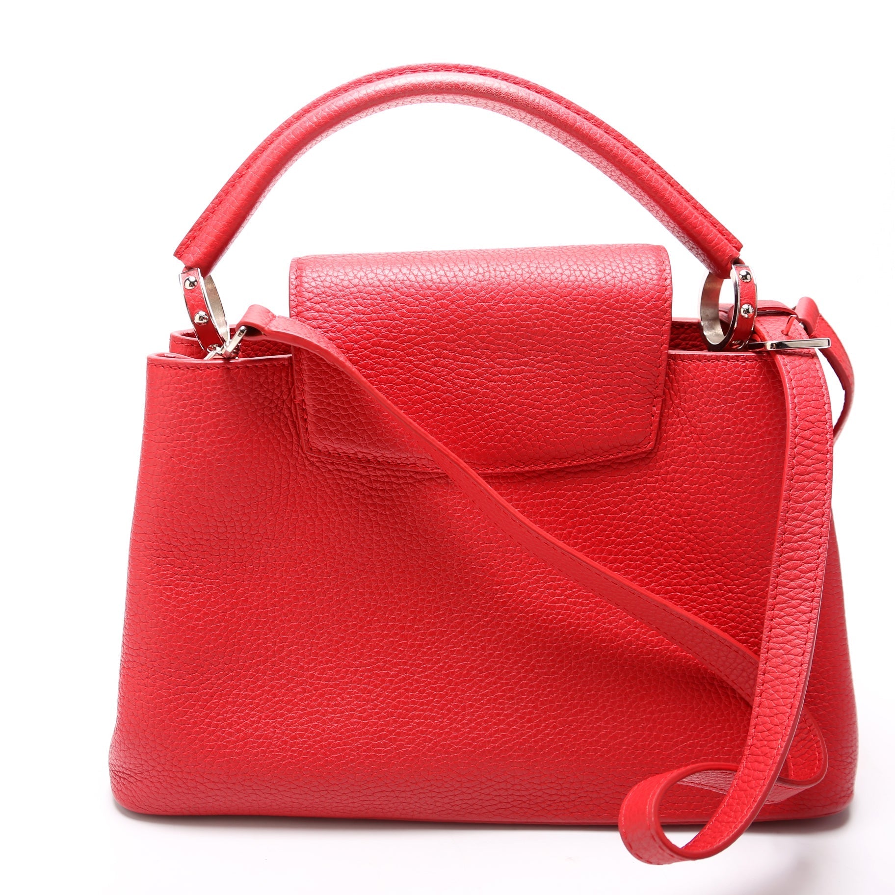 Louis Vuitton Capucines PM Taurillon Red