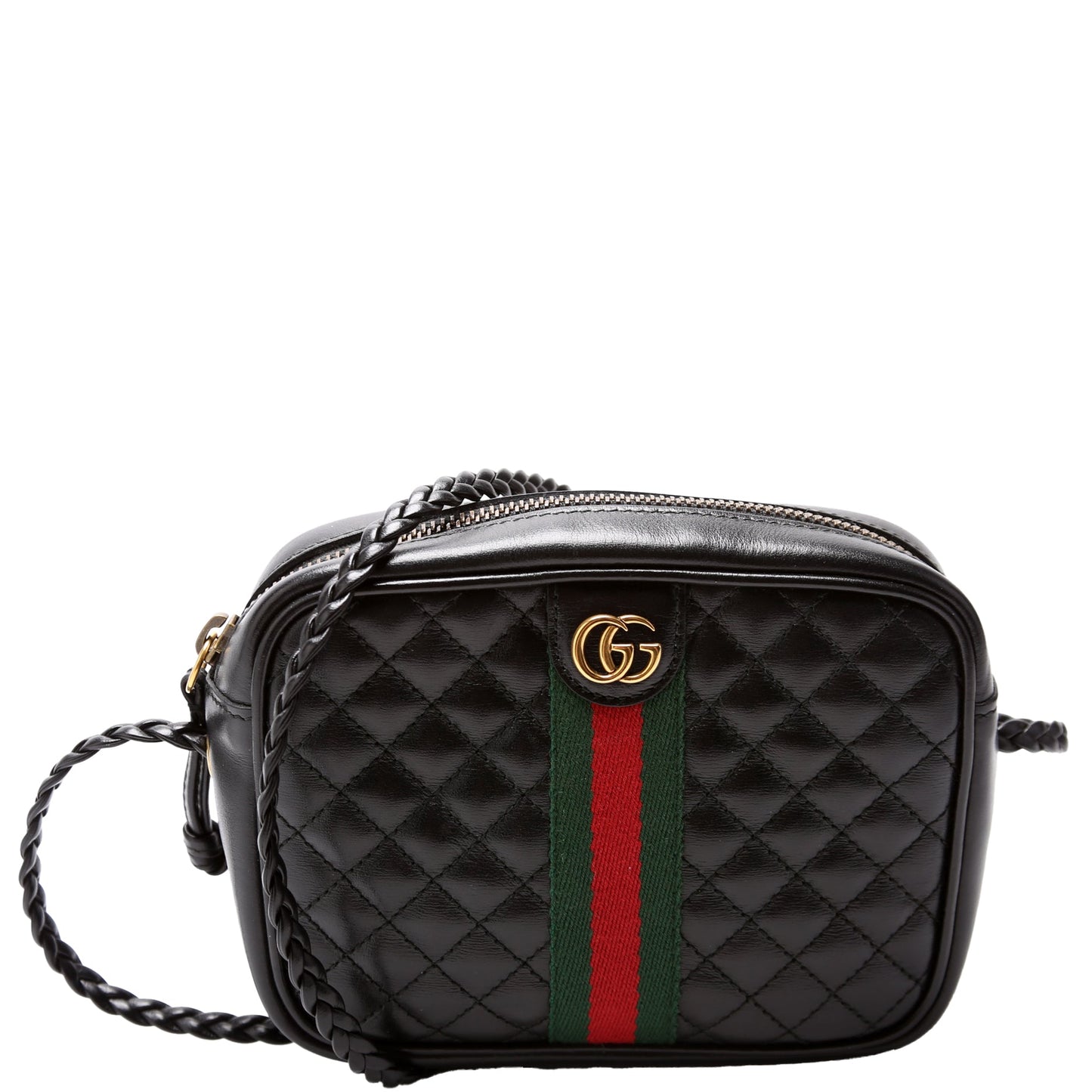 Gucci 536441 Trapuntata Leather Mini Black Bag