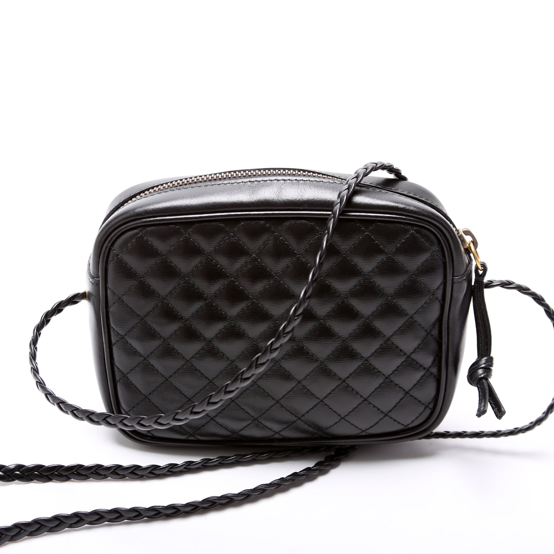 Gucci 536441 Trapuntata Leather Mini Black Bag