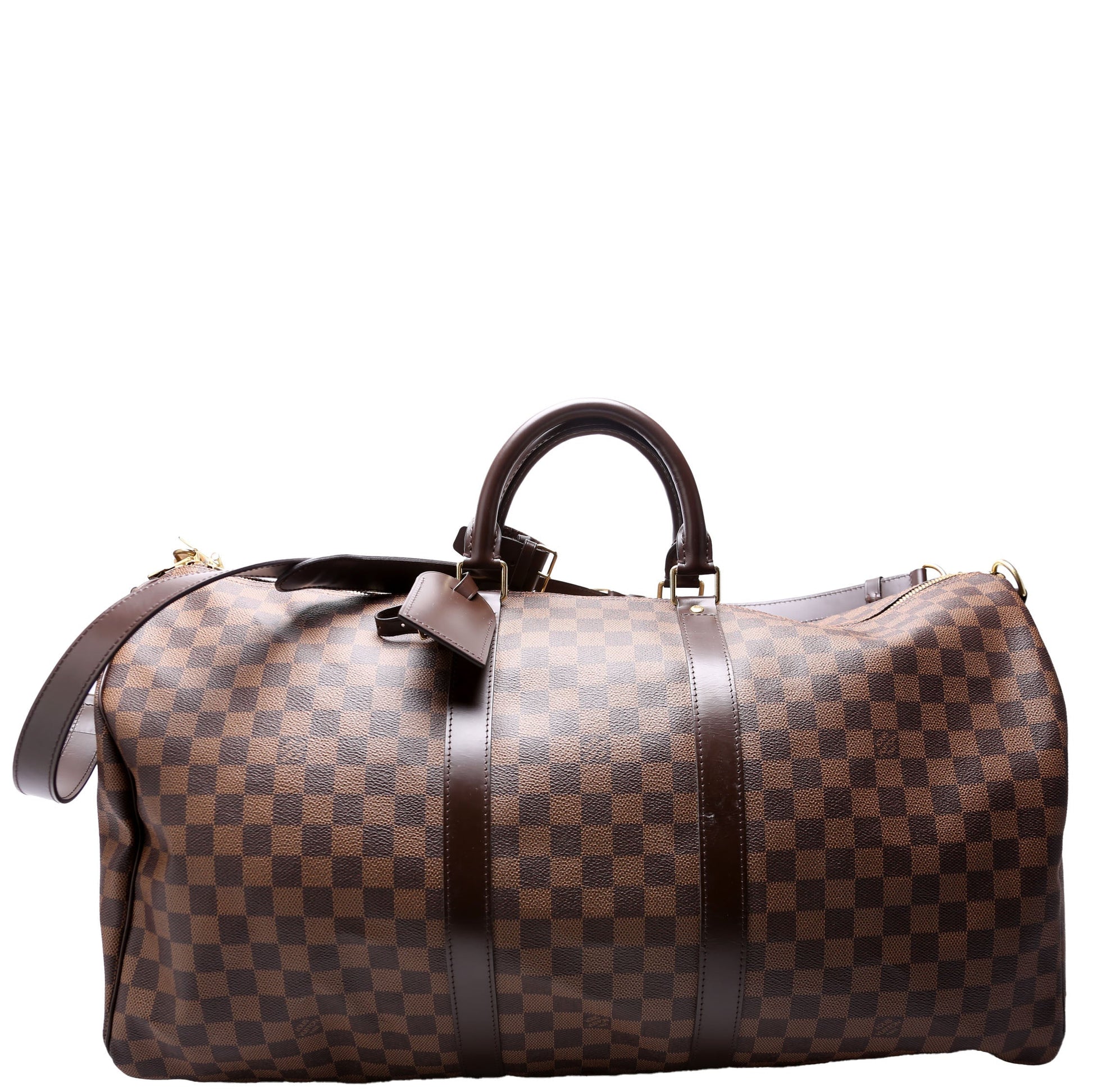 Louis Vuitton Keepall 55 Damier Ebene Bandouliere