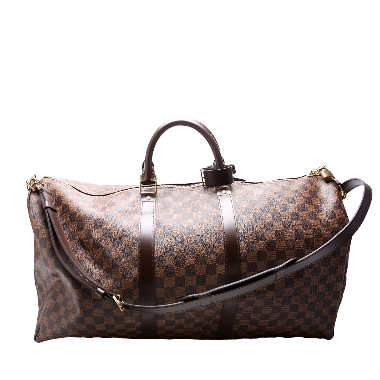 Louis Vuitton Keepall 55 Damier Ebene Bandouliere